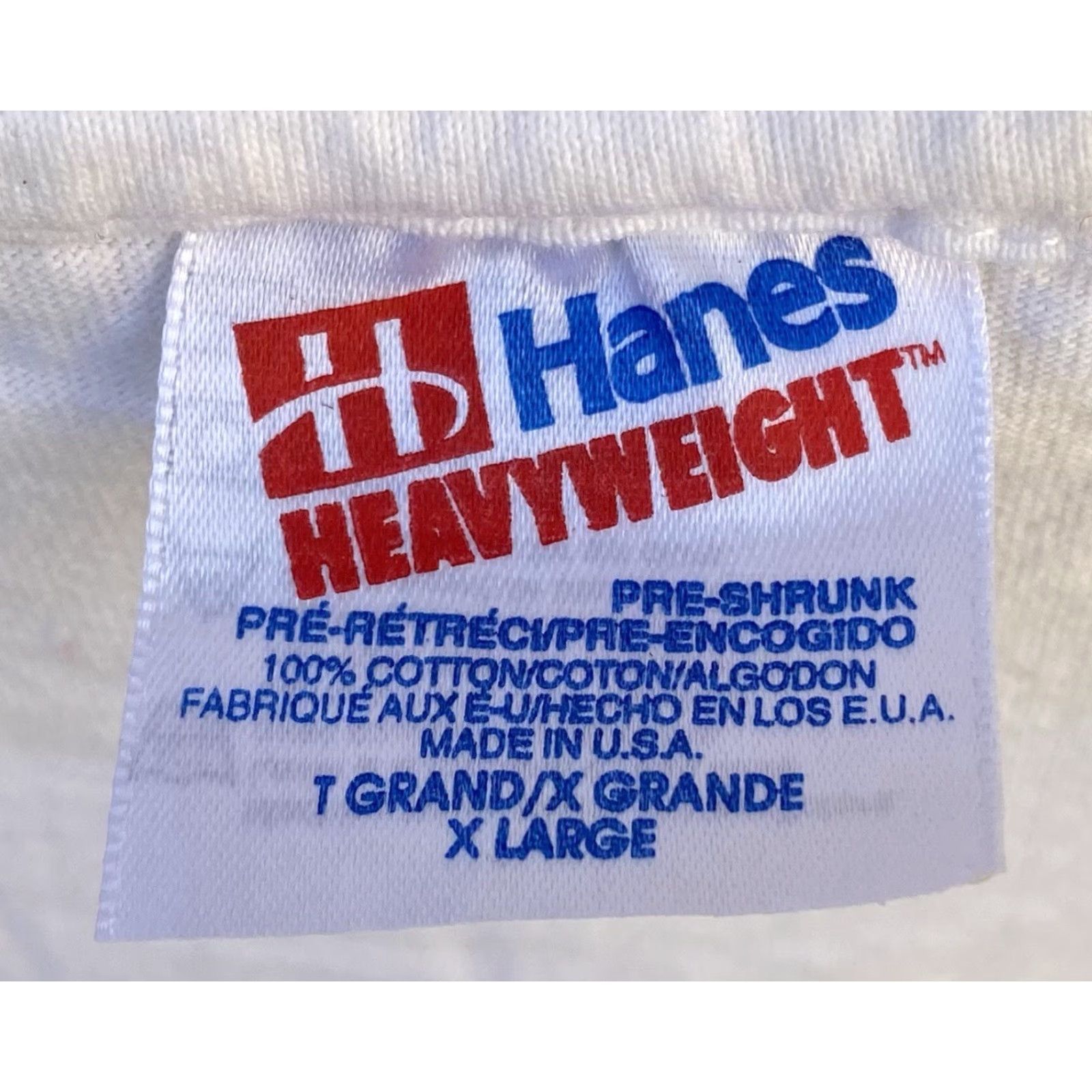 Hanes VINTAGE Hanes I Slept in Firestone Fieldhouse Pepperdine University T Shirt XL Men White 1990-1999 University California 1993 Mens Shirt Graphic Print Size US XL / EU 56 / 4 - 7 Thumbnail