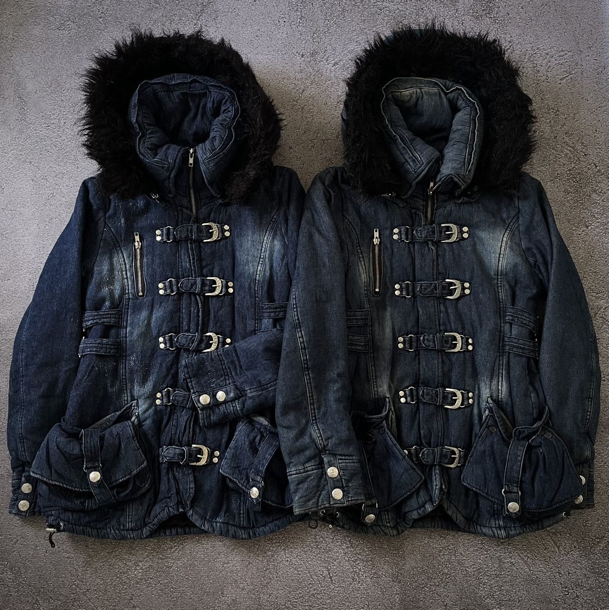 Japanese Brand BUNDLE X2 BACKS FUR GOTHIC BONDAGE SEDITIONARIES PUNK STYLE Size US M / EU 48-50 / 2 - 1 Thumbnail