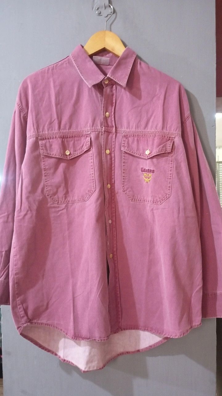 MCM Legere by MCM vintage cotton button-down shirt Size US M / EU 48-50 / 2 - 1 Thumbnail