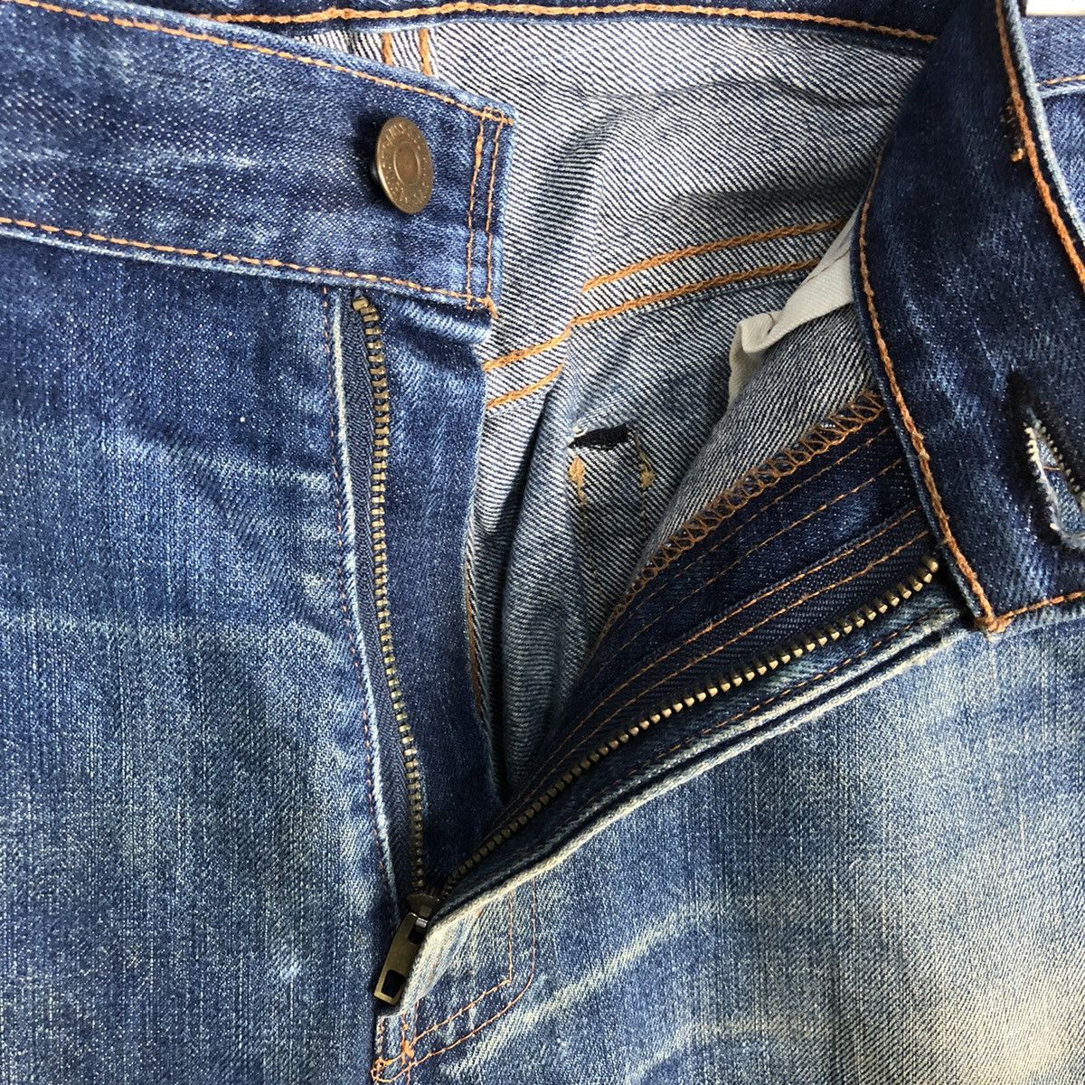 Levi's DLL Levis 505 Big E Blue Distressed Denim Pants #C133 Size US 30 / EU 46 - 14 Thumbnail