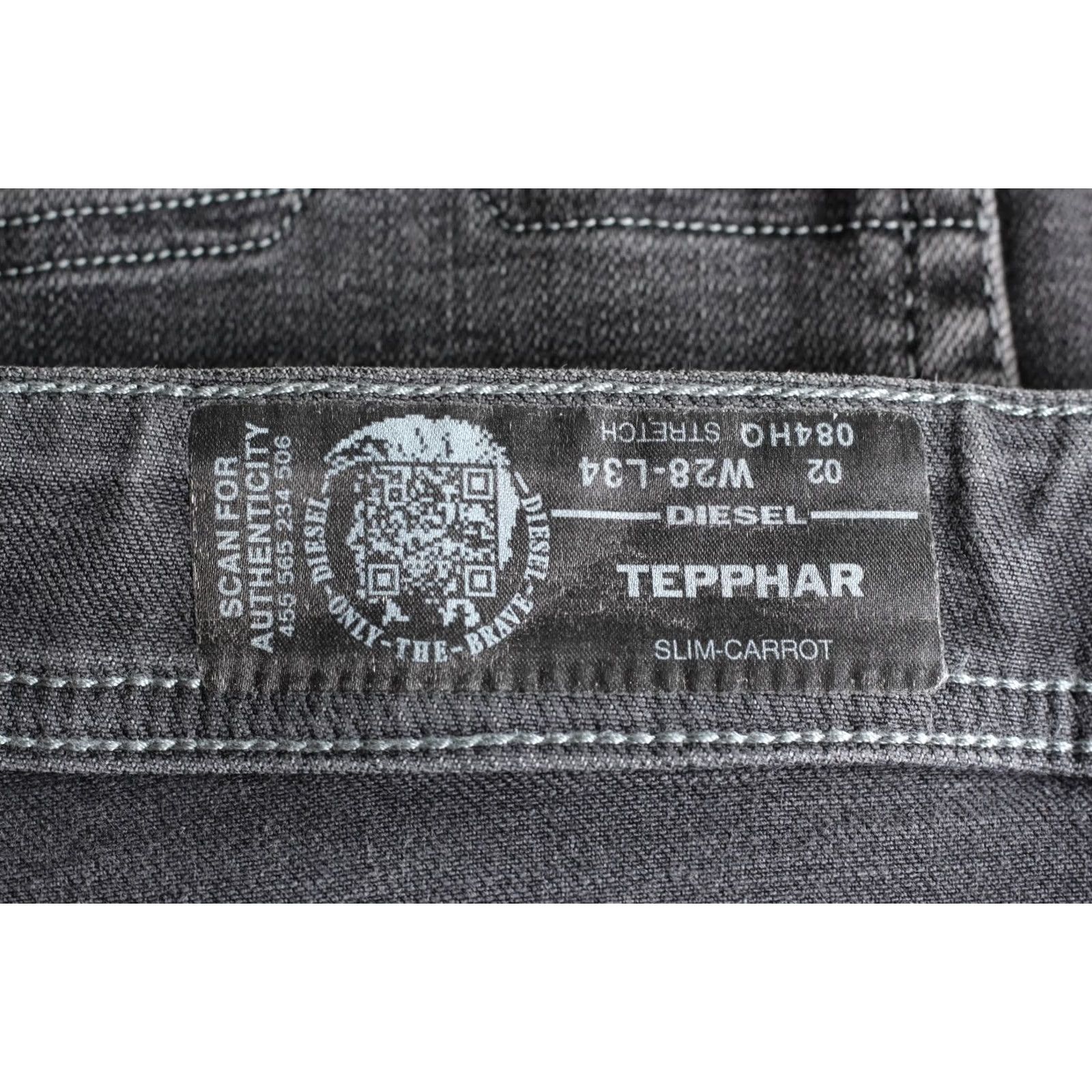 Diesel DIESEL TEPPHAR 084HQ Stretch Slim Carrot Jeans Men W28 L34 DZ6921 Jacket? Size US 28 / EU 44 - 6 Thumbnail