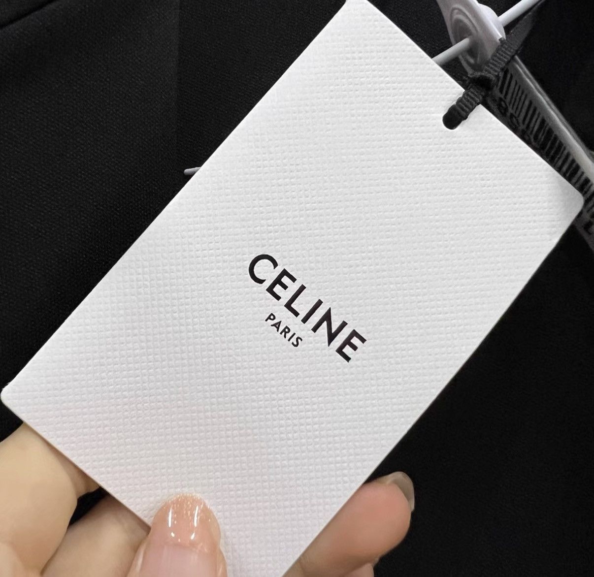 Celine Celine Black Embroidered Logo Jacket J41 Size XL / US 12-14 / IT 48-50 - 4 Thumbnail