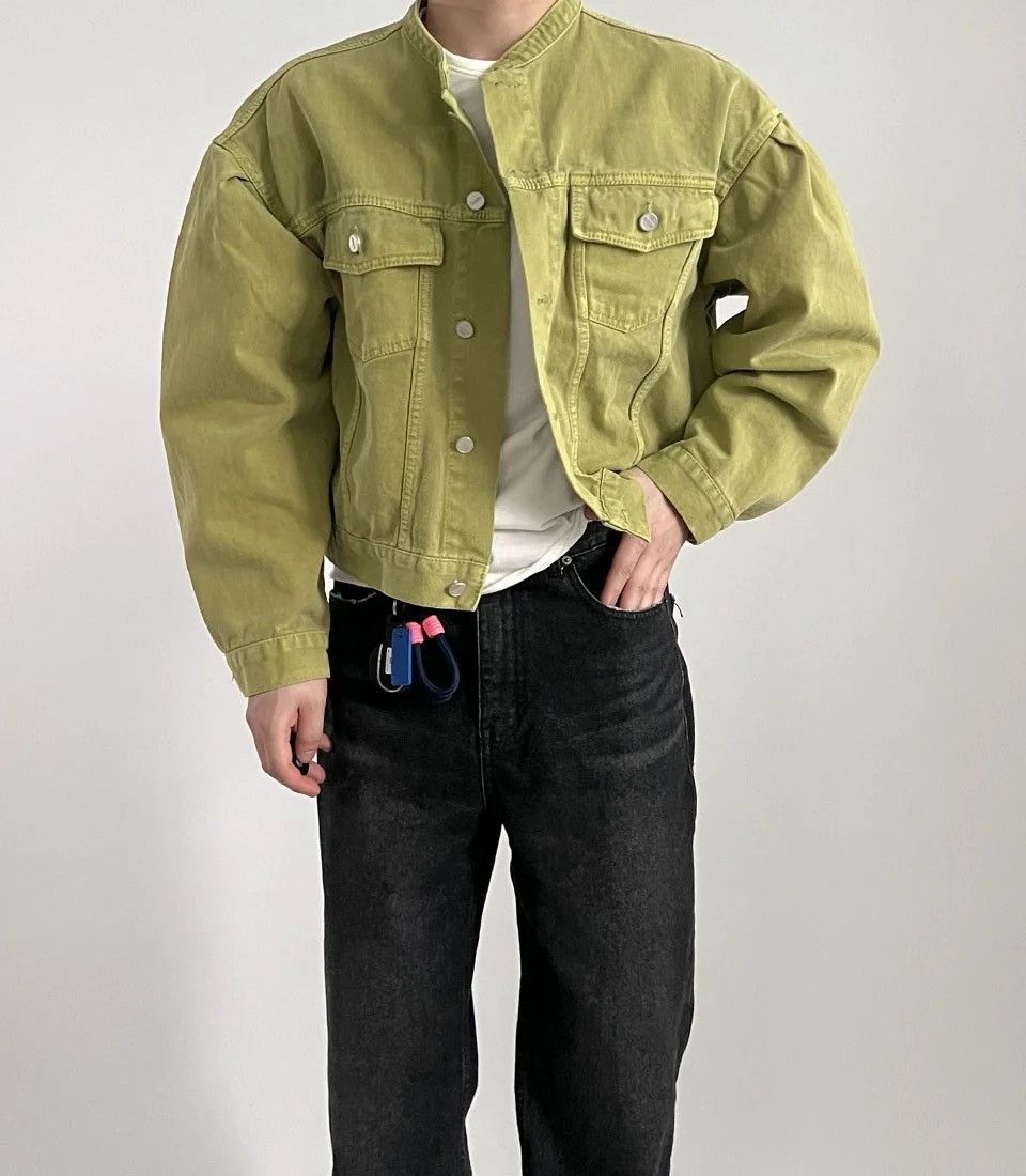 Vintage Denim Casual with Pockets hip-hop bomber jacket y2k 90’s Size US L / EU 52-54 / 3 - 1 Thumbnail