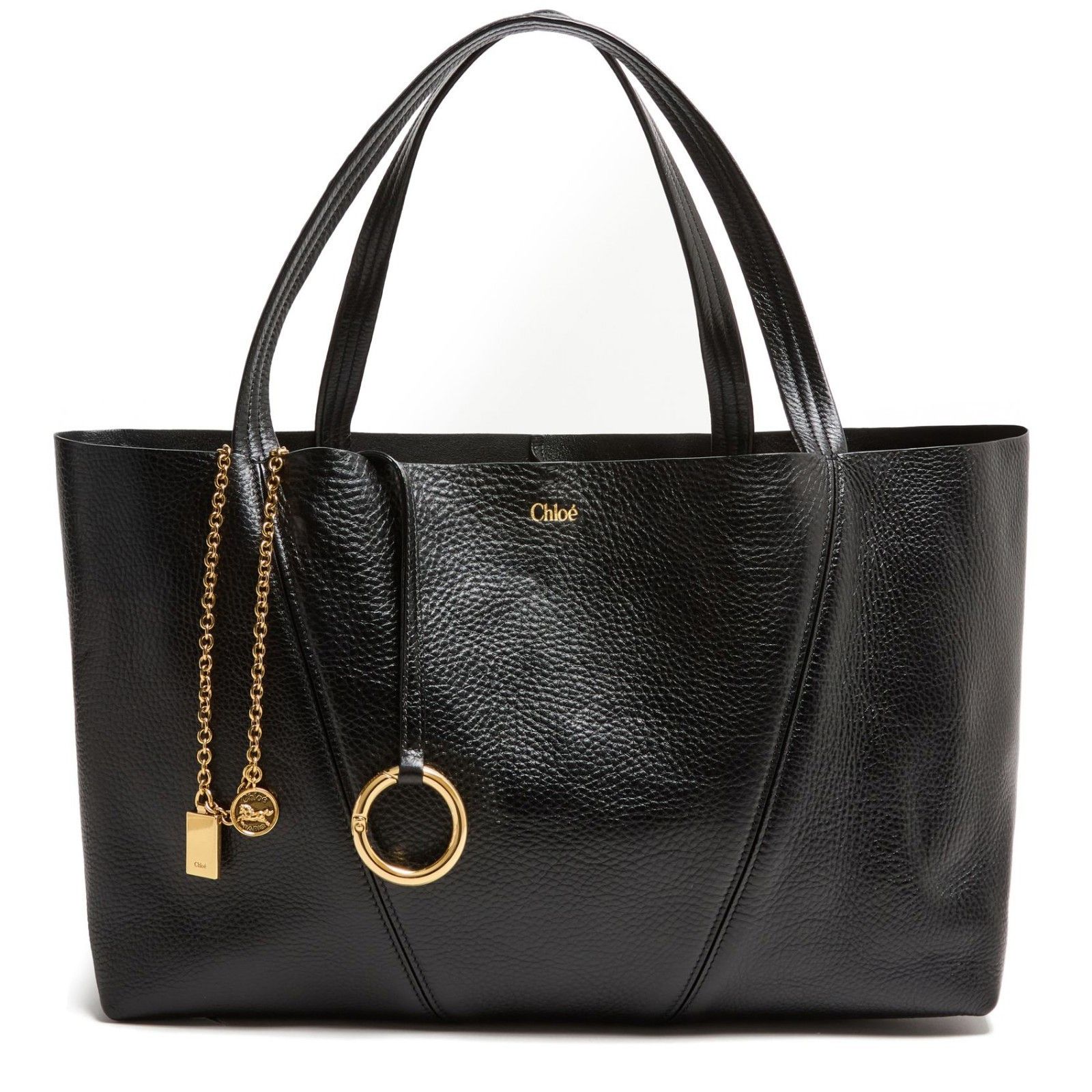 Chloe Chloe Spin Black Leather Tote Handbag New & Authentic Size ONE SIZE - 1 Thumbnail