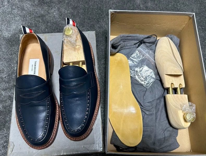 Thom Browne Thom Browne Classic Tibetan blue Leesey shoes Size US 9 / EU 42 - 7 Thumbnail