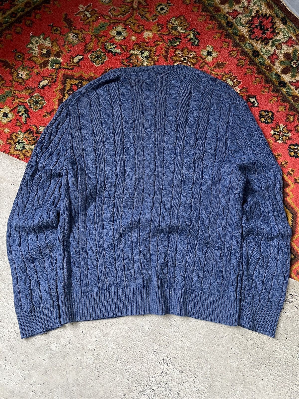 Polo Ralph Lauren Polo Ralph Lauren knitted cable old money sweater y2k Size US XL / EU 56 / 4 - 8 Thumbnail