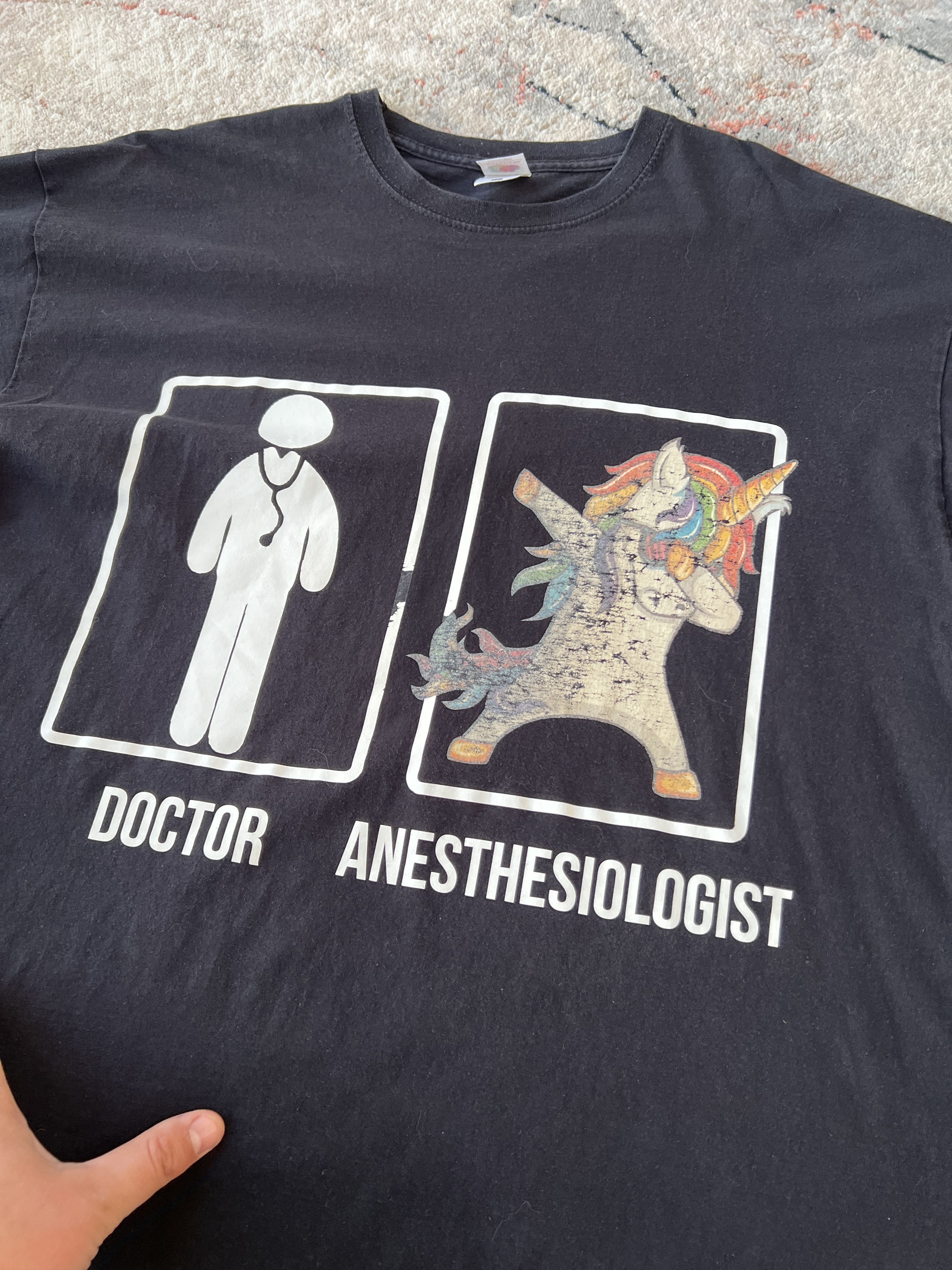 Fruit Of The Loom Doctor Anesthesiologist Tee Size US XXL / EU 58 / 5 - 2 Thumbnail