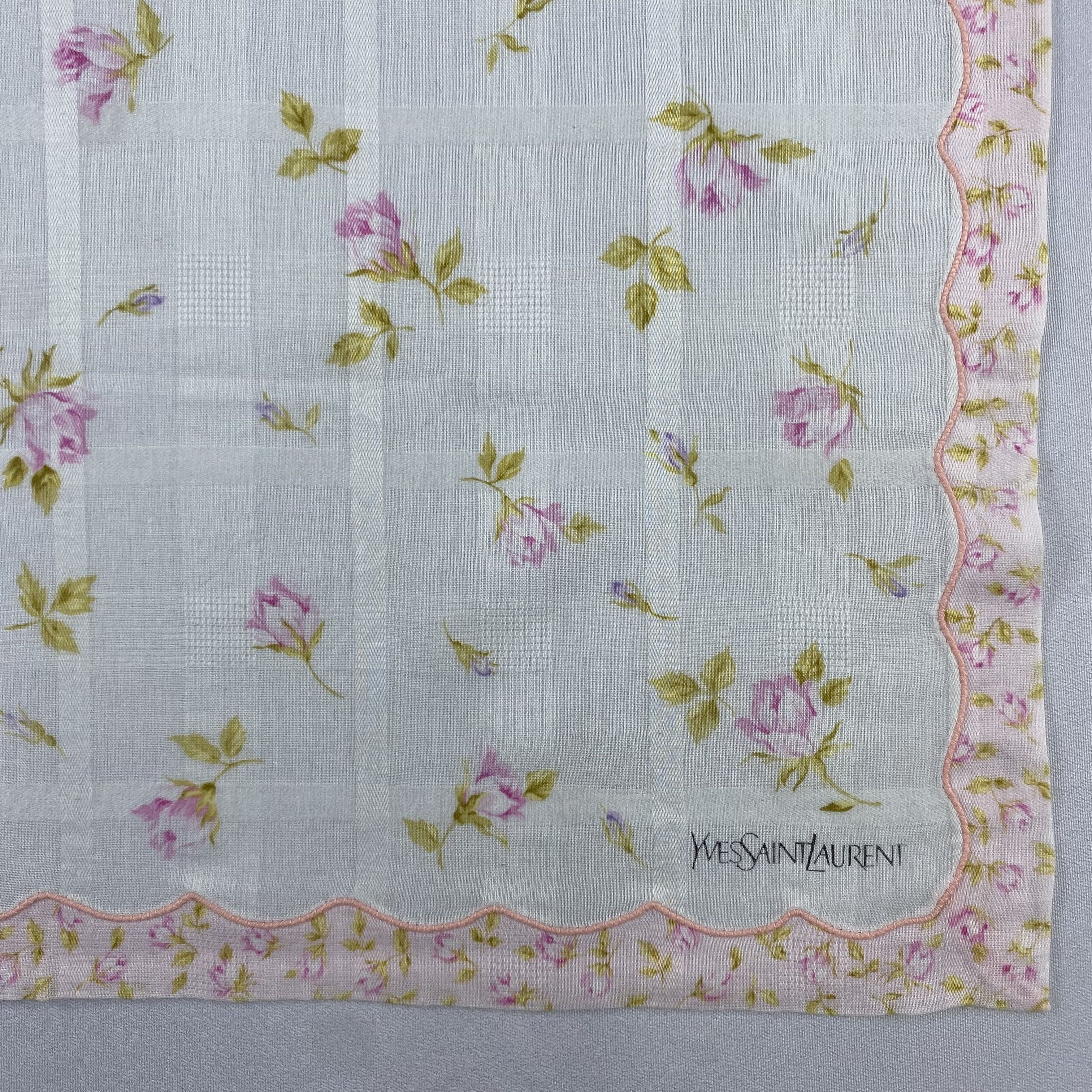 Yves Saint Laurent Yves Saint Laurent Handkerchief / Bandana / Neckerchief C882 Size ONE SIZE - 5 Thumbnail