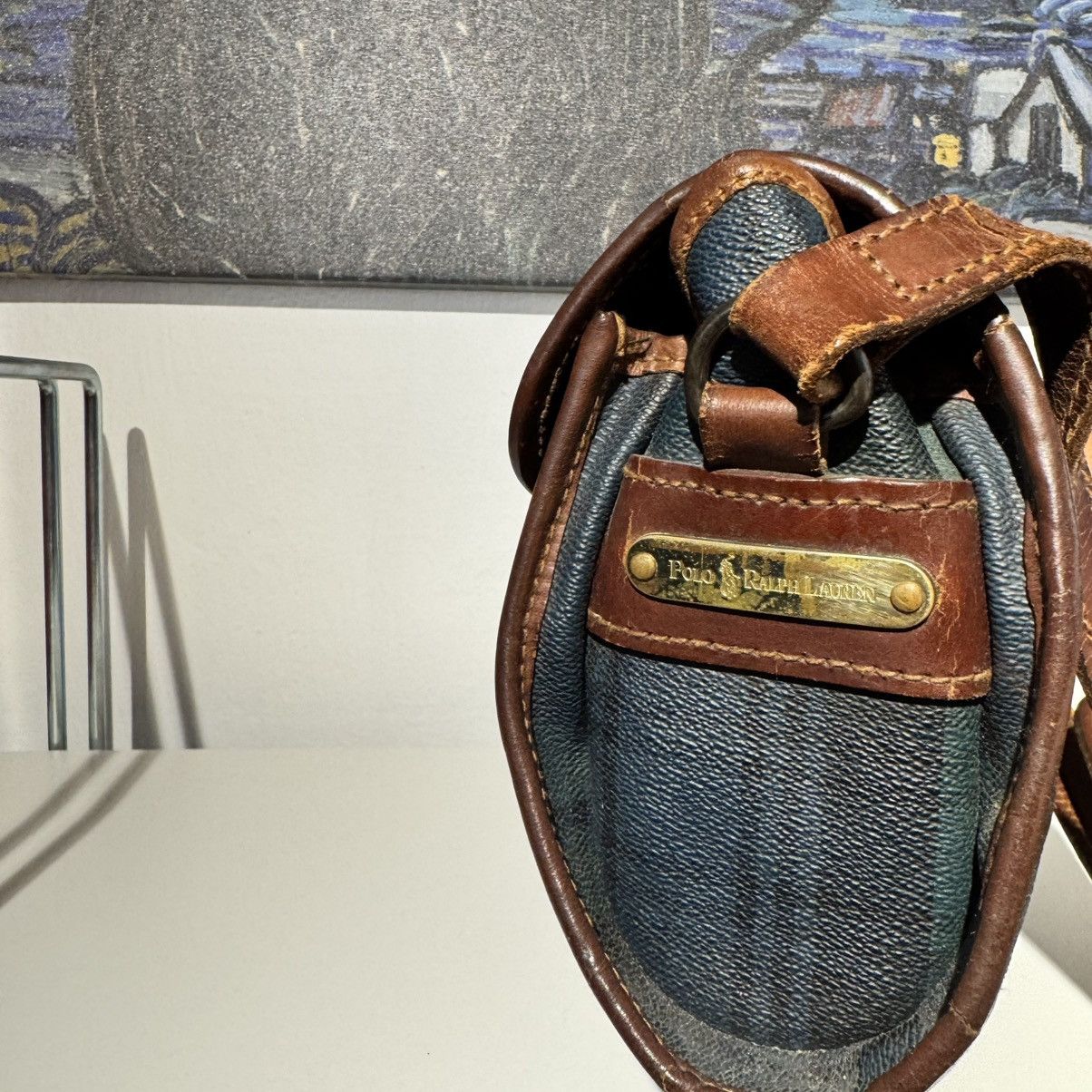 Polo Ralph Lauren Vintage 1990s Polo Ralph Lauren Blackwatch Plaid Shoulder Size ONE SIZE - 3 Thumbnail