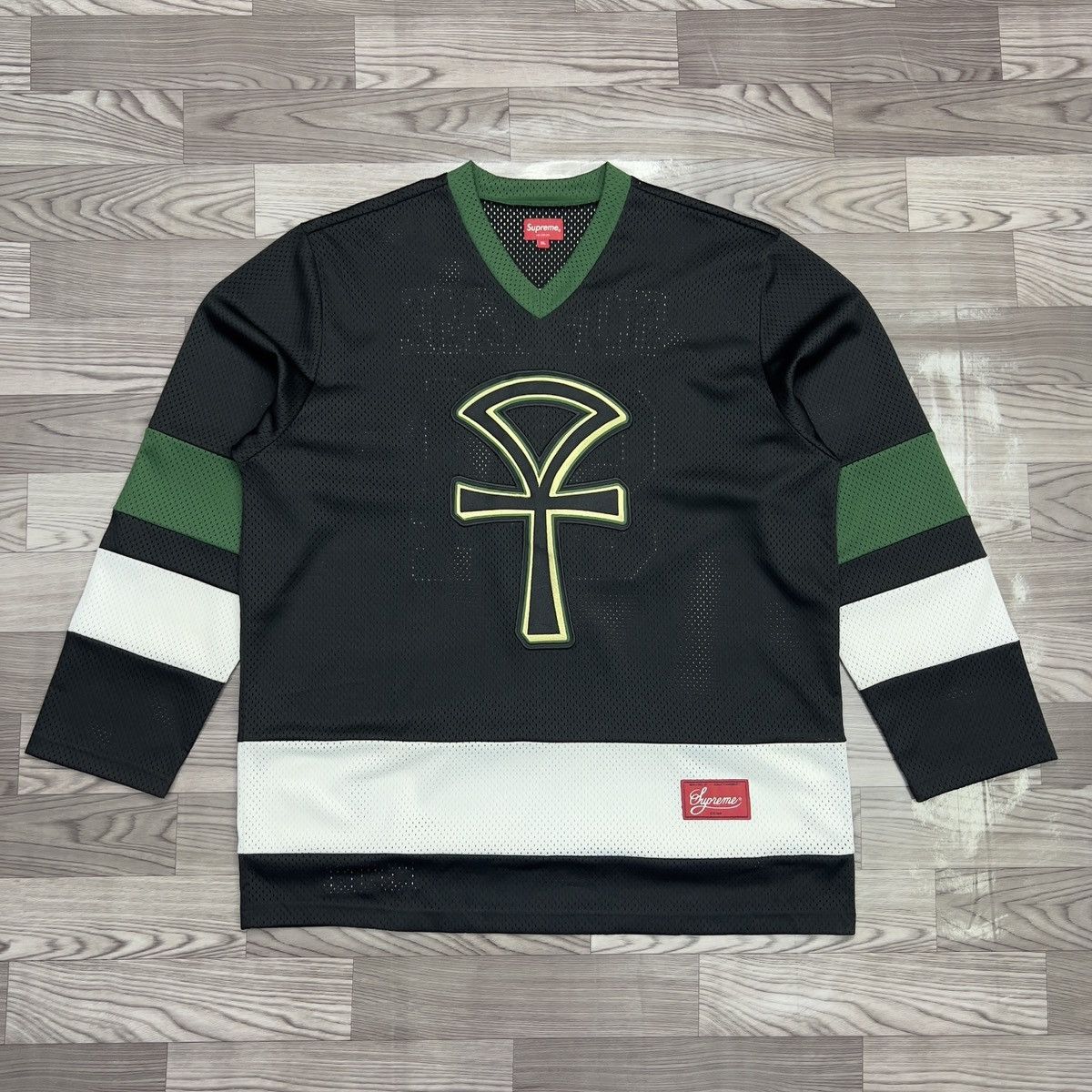 Supreme Supreme Ankh Hockey Jersey Size US XL / EU 56 / 4 - 1 Thumbnail