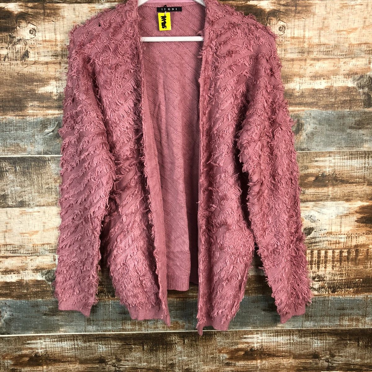 Japanese Brand DL Ingni Pink Cardigan Knitwear #A1705 Size M / US 6-8 / IT 42-44 - 3 Thumbnail