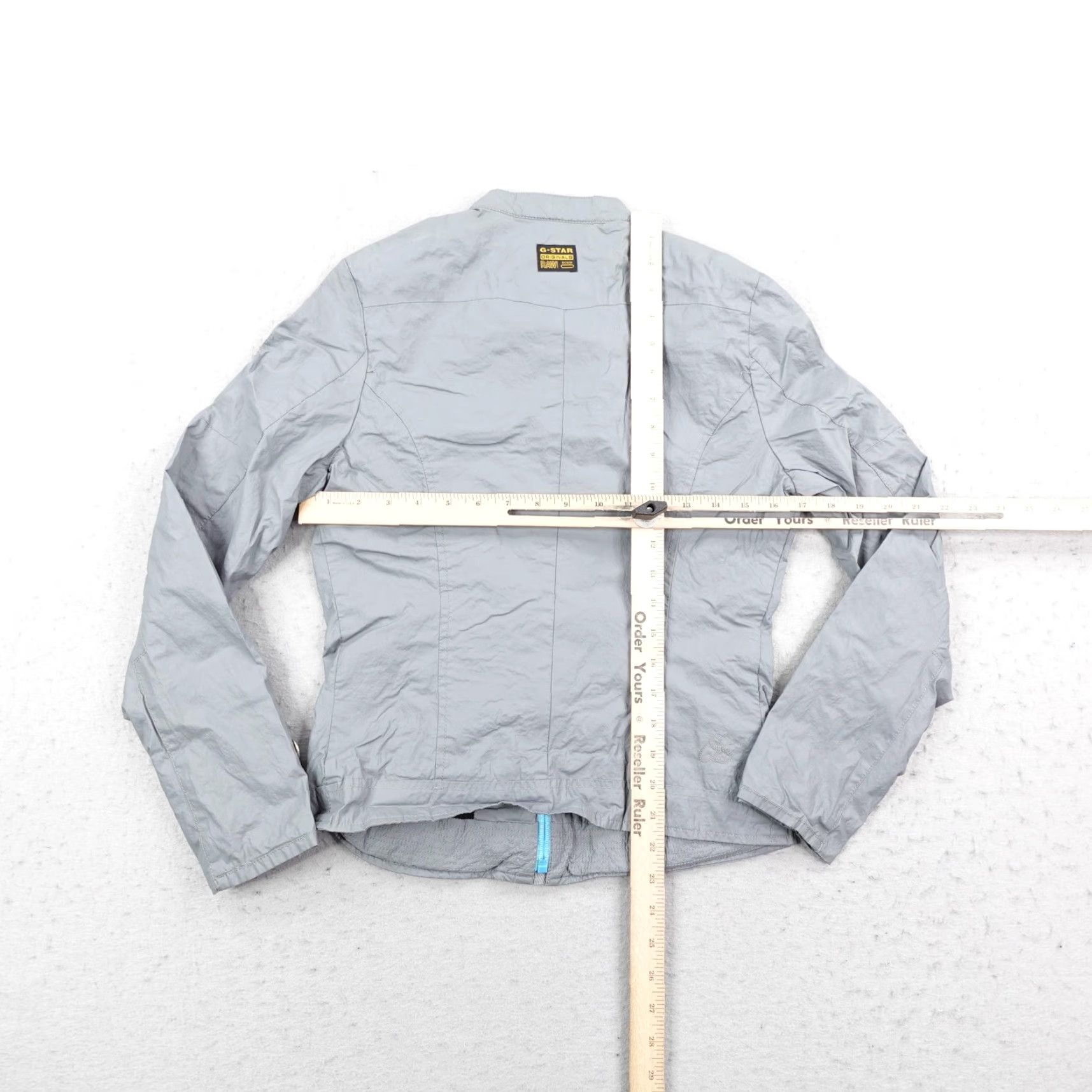 Vintage G Star RAW Jacket Womens Small Gray Smith Windbreaker Bomber Coat Full Zip Up Size S / US 4 / IT 40 - 5 Thumbnail