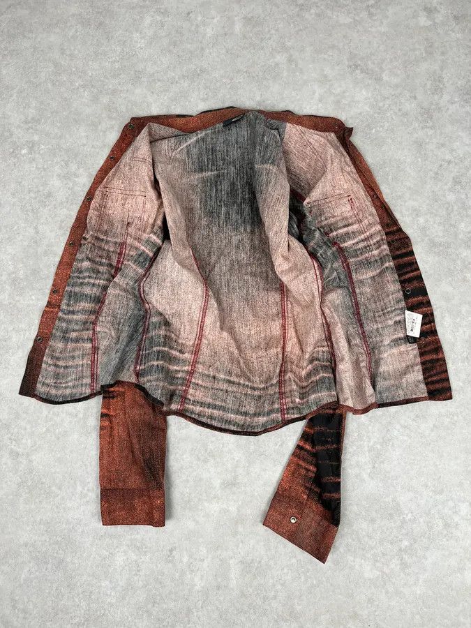 Roberto Cavalli SS2004 Cavalli Sunset Copper Overprint Shirt Size US M / EU 48-50 / 2 - 8 Thumbnail