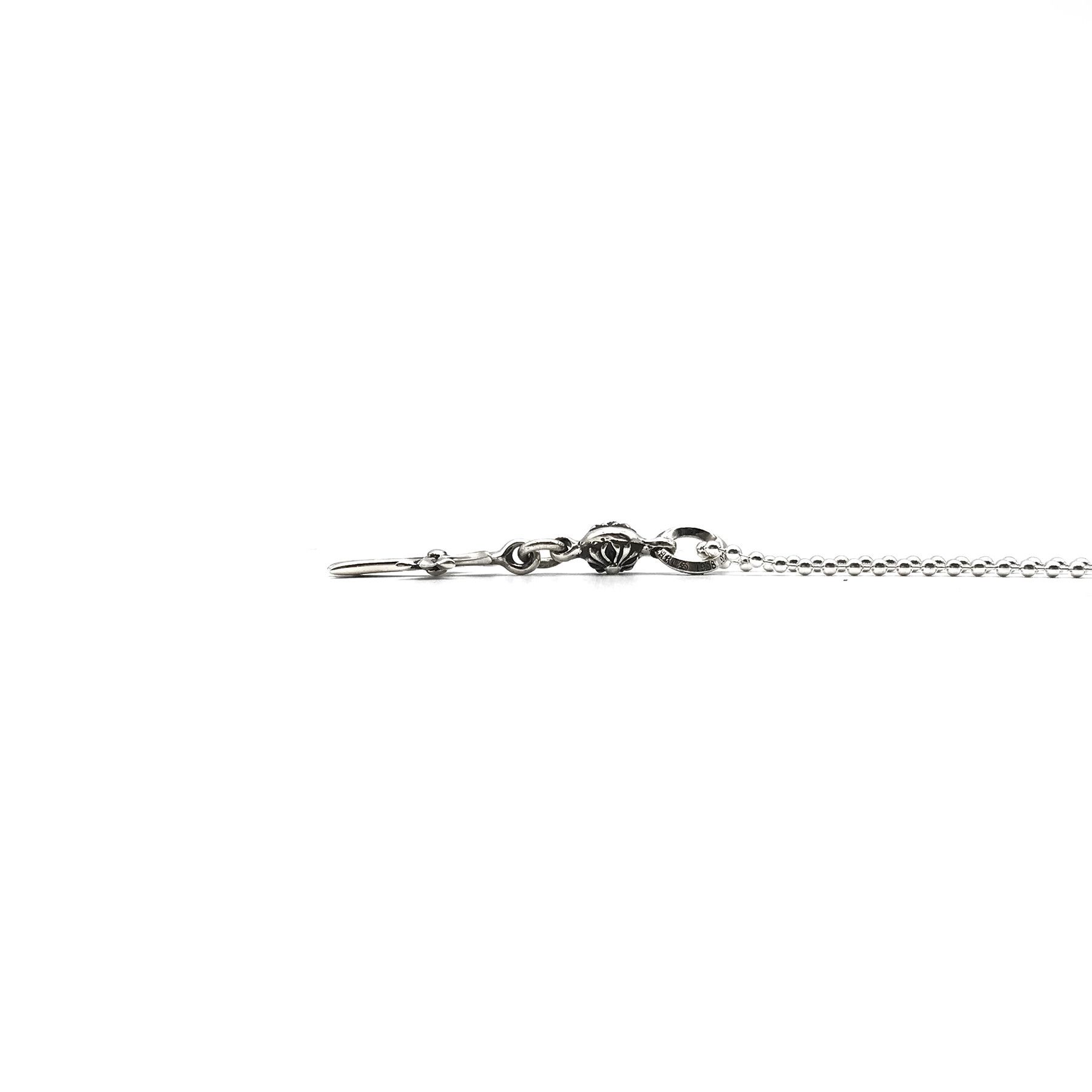Chrome Hearts Chrome Hearts Silver 1 Ball Tiny Cross Ball Necklace Size ONE SIZE - 3 Thumbnail