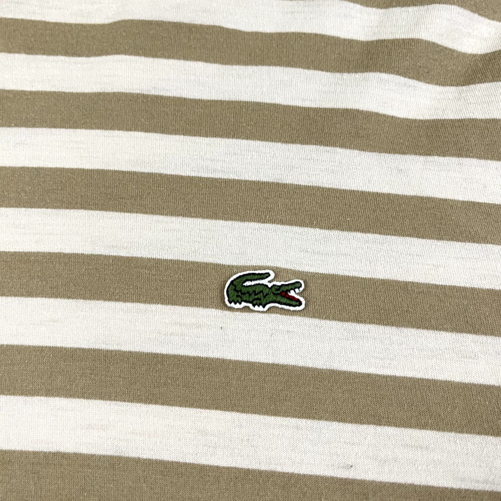 Lacoste Vintage Lacoste Men's Hoodie Size XL Brown Striped Lightweight Pullover Preppy Casual Size US XL / EU 56 / 4 - 2 Thumbnail