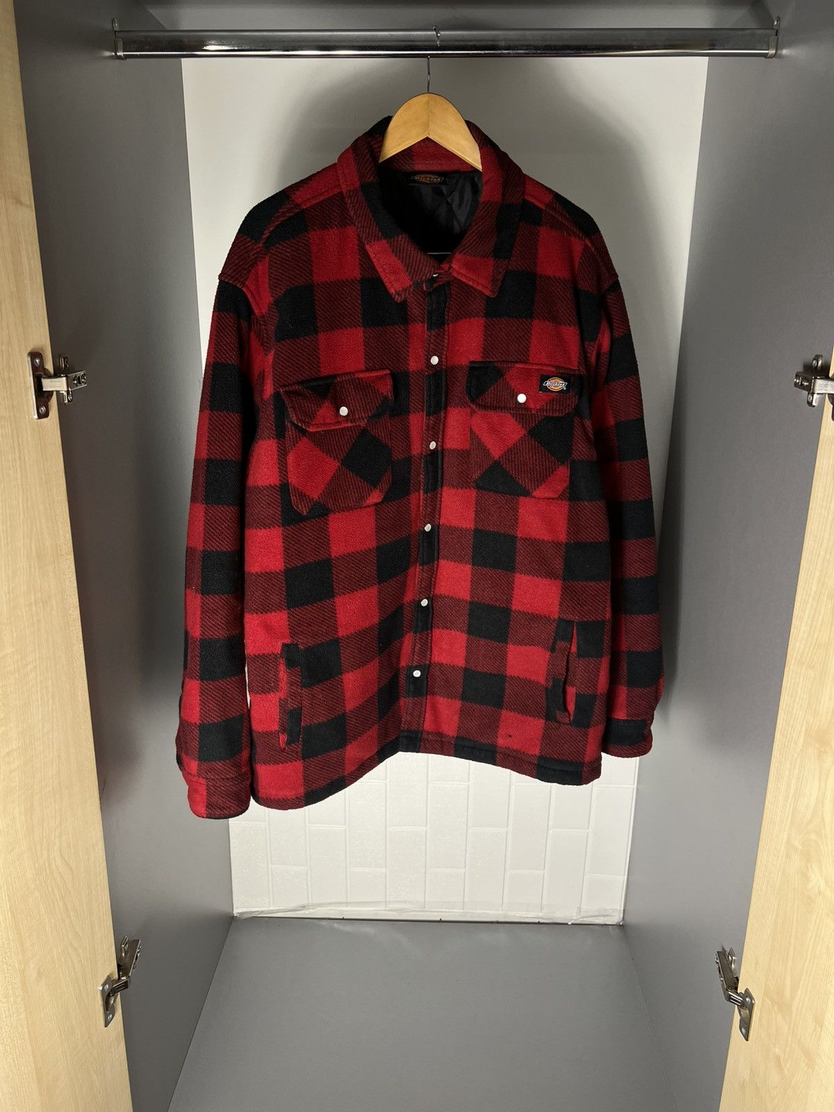 Dickies VINTAGE DICKIES FLANNEL SHERPA JACKET CASUAL DESIGNER 90s Size US XXL / EU 58 / 5 - 9 Thumbnail