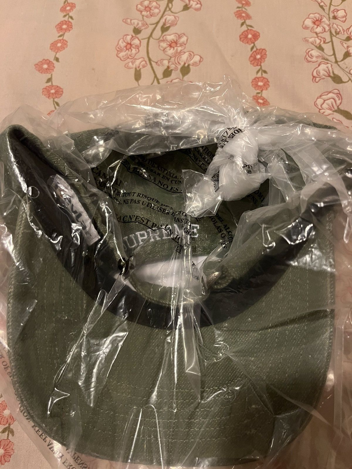 Supreme Supreme Kevlar denim s logo 6 panel olive SS22 Size ONE SIZE - 2 Thumbnail