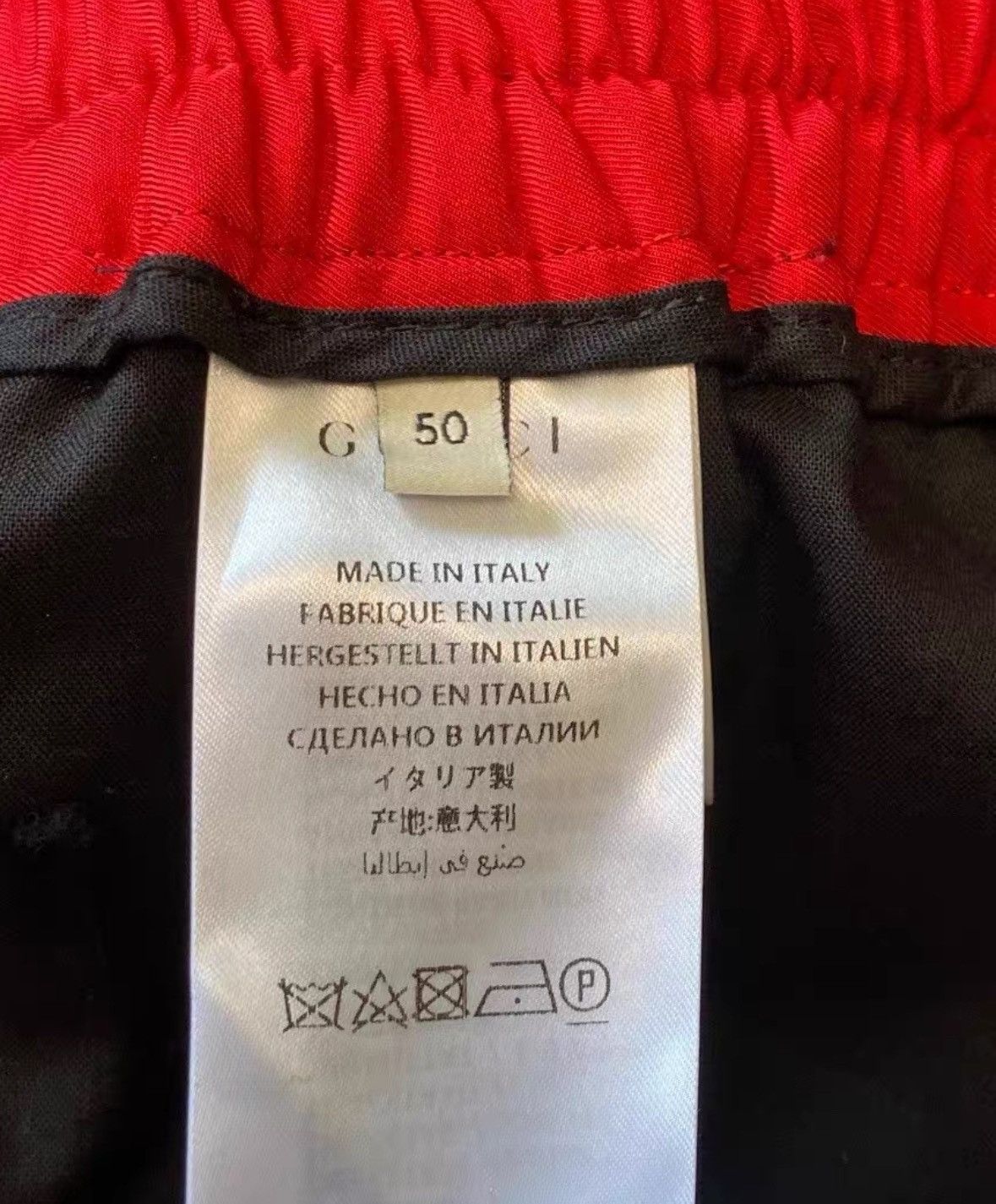 Gucci GUCCI men's acetate jogger pants-2508 Size US 34 / EU 50 - 9 Thumbnail