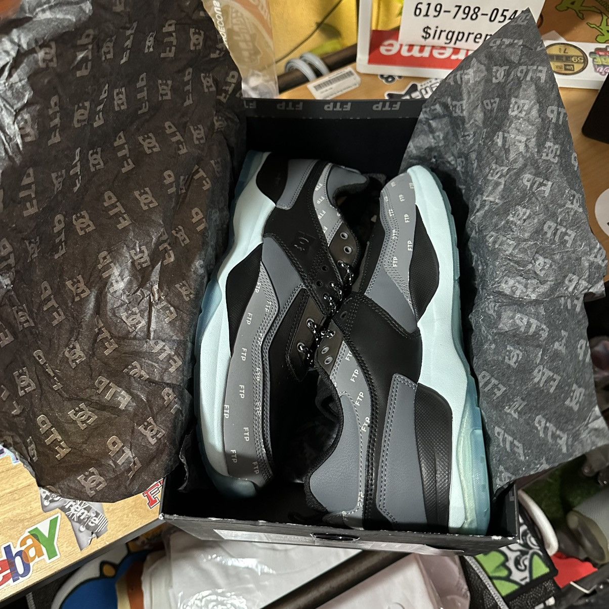 DC × Fuck The Population Ftp DC Tribeka Black Ds size 11m Size US 11 / EU 44 - 14 Thumbnail