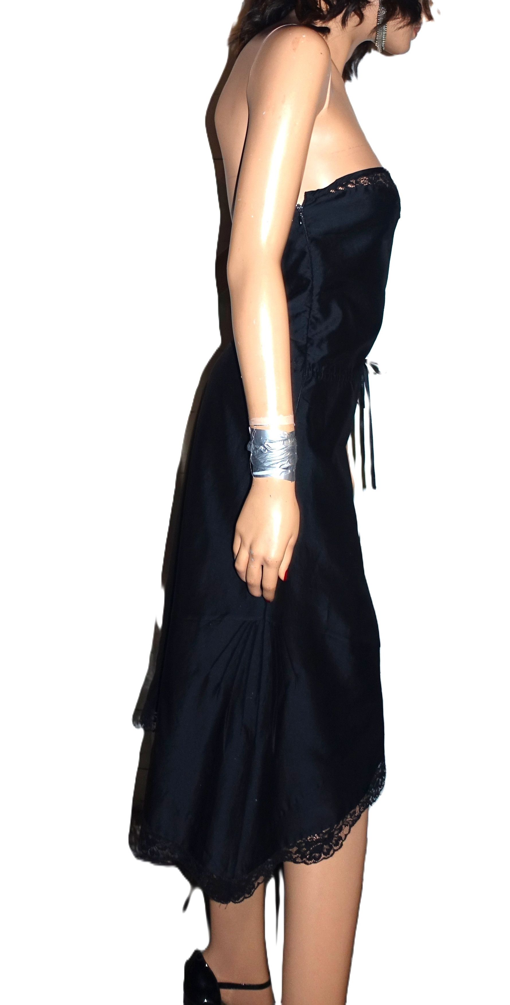 Banana Republic Banana Republic Black Strapless Lace Party Dress 2 Size XS / US 0-2 / IT 36-38 - 6 Thumbnail
