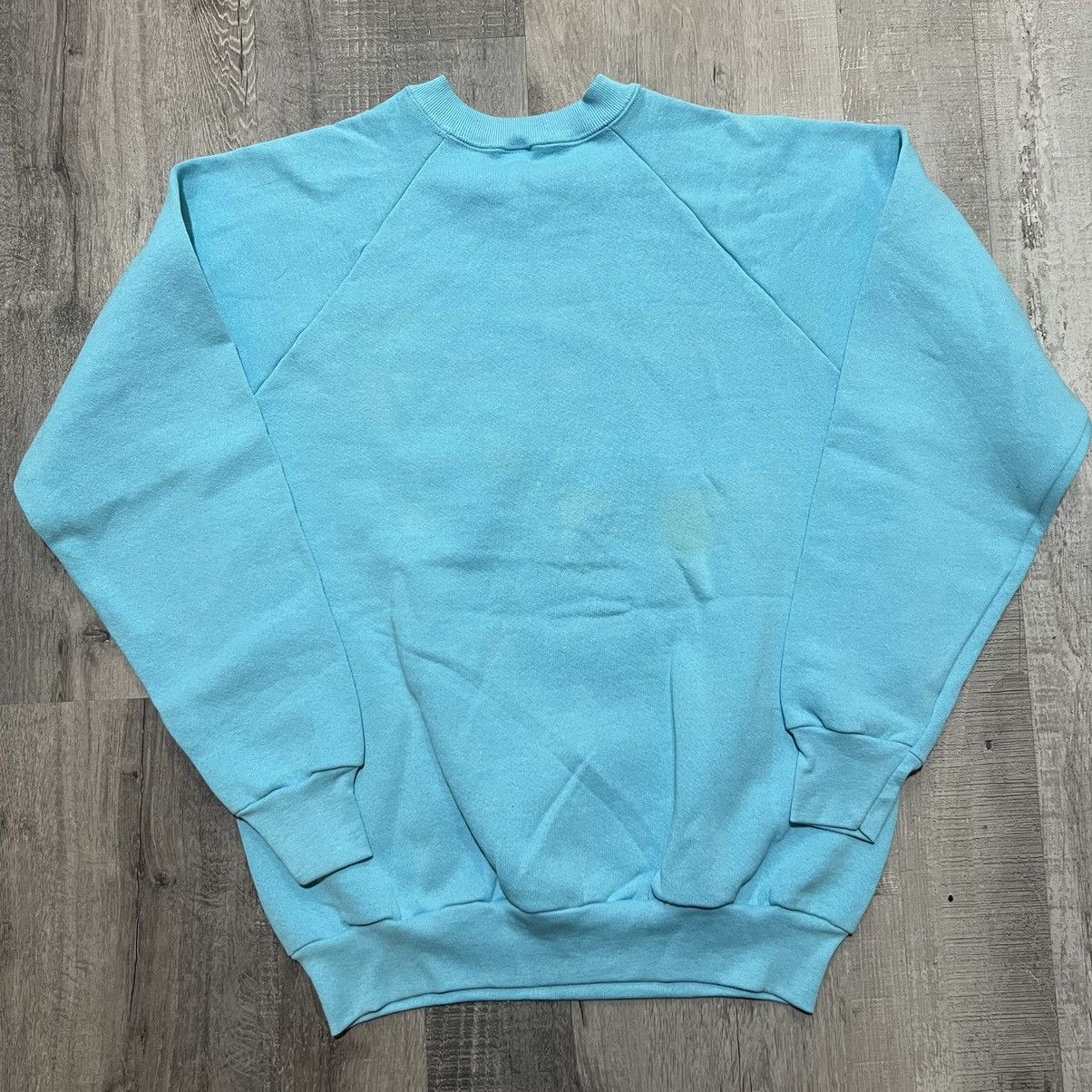 Fruit Of The Loom × Vintage VTG Newport Oregon Yaquina Bay Bridge 90s Blue Sweatshirt Size US L / EU 52-54 / 3 - 2 Thumbnail
