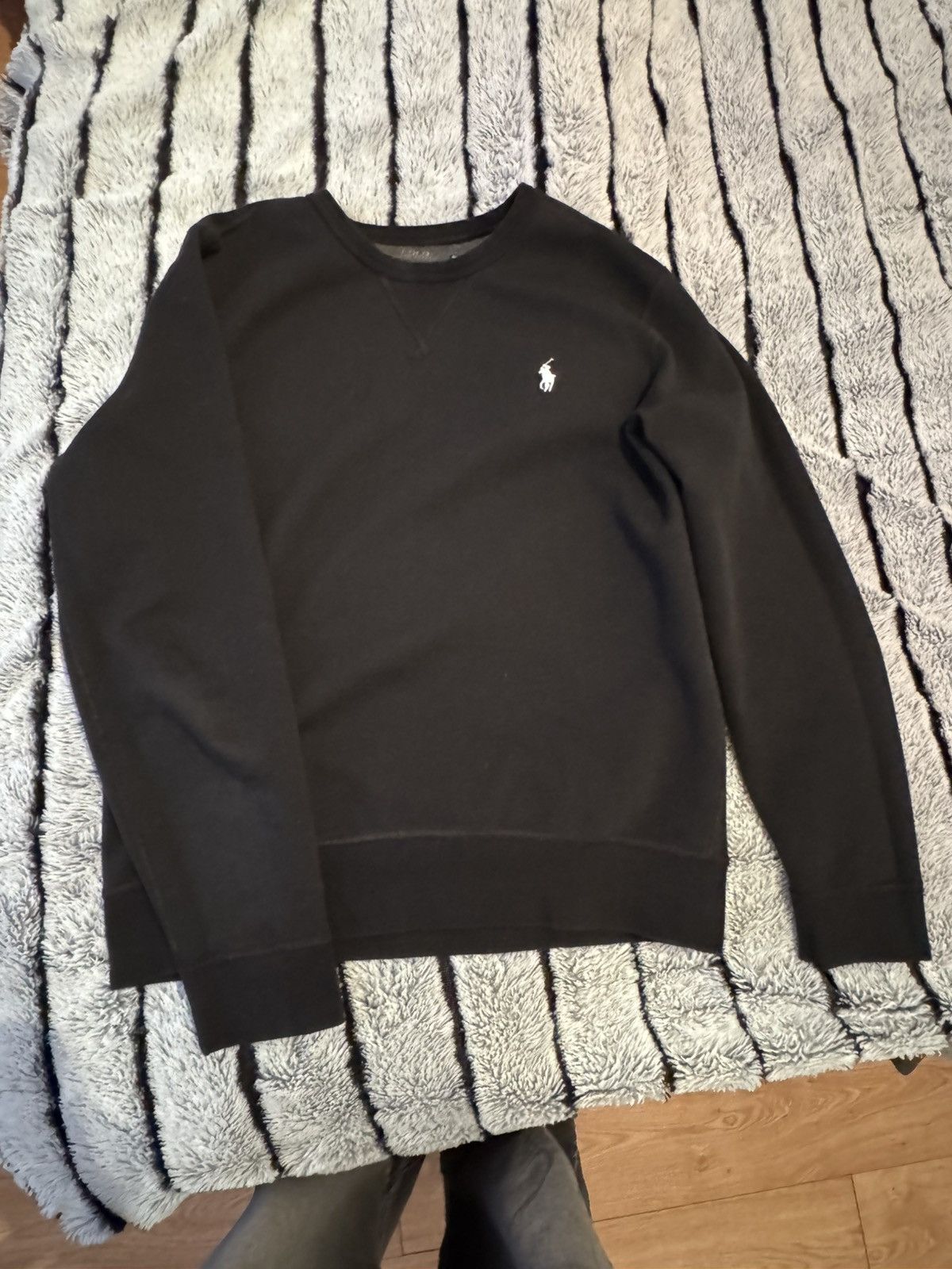 Polo Ralph Lauren Polo Ralph Lauren Black Crewneck Size US M / EU 48-50 / 2 - 5 Thumbnail