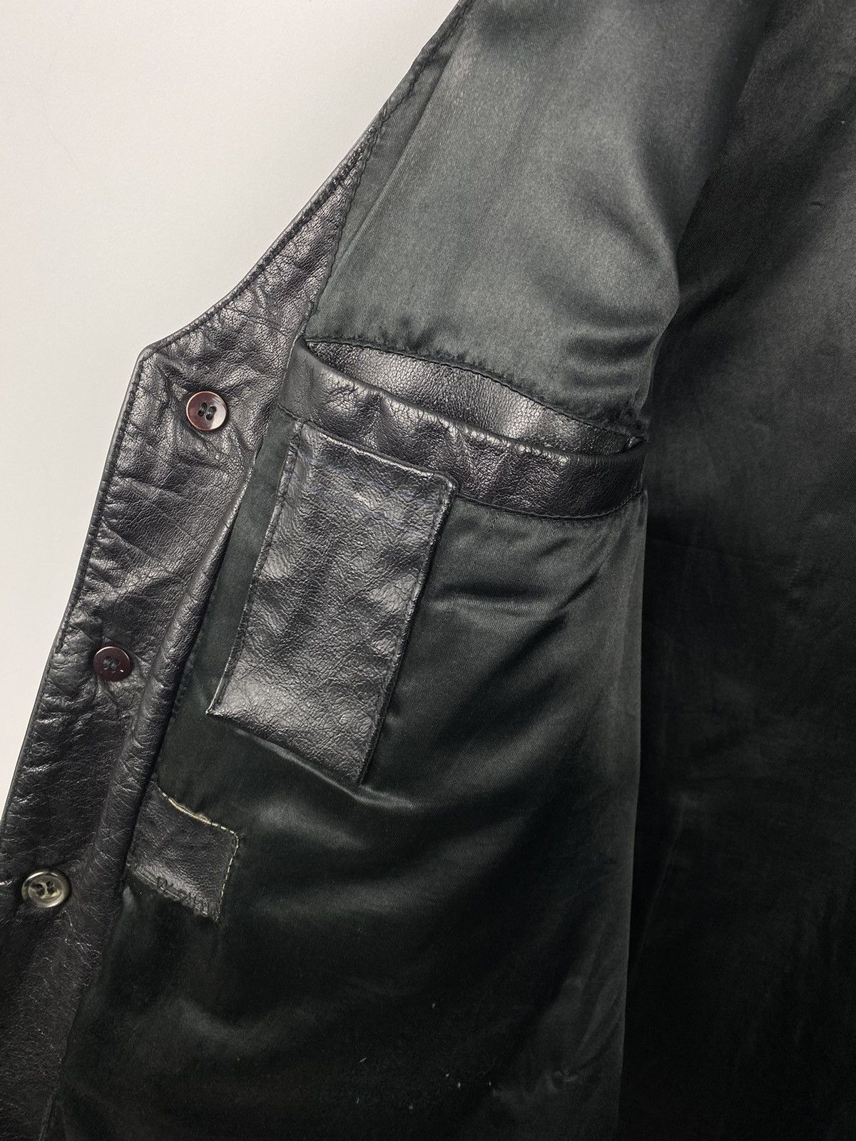 Genuine Leather Vintage Apollo Leather Vest Biker Harley Davidson Avirex Y2K Size US L / EU 52-54 / 3 - 11 Thumbnail