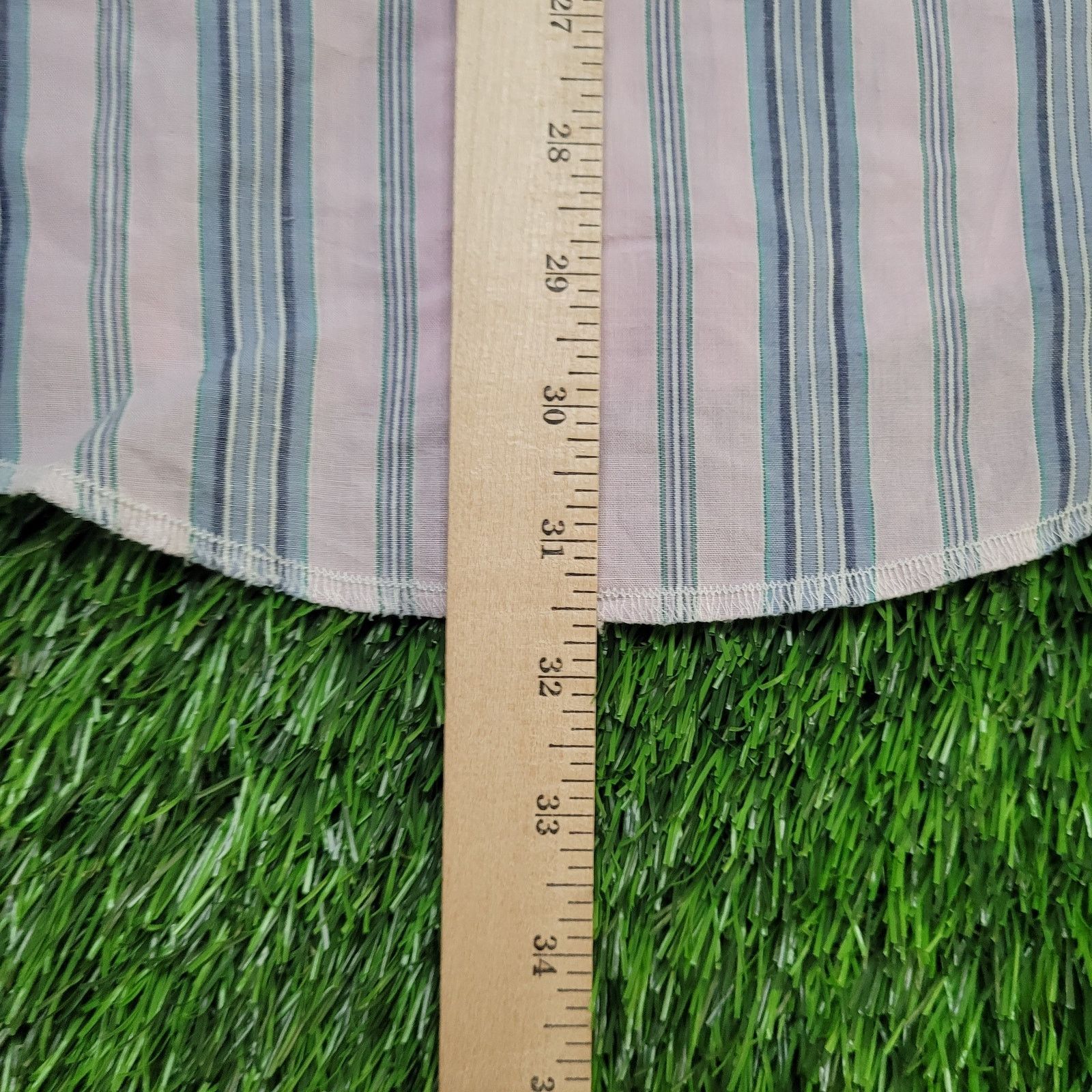 Vintage VTG 70s H Bar C Western Pearl Snap Cut Off Shirt Medium Slim Size US M / EU 48-50 / 2 - 8 Thumbnail