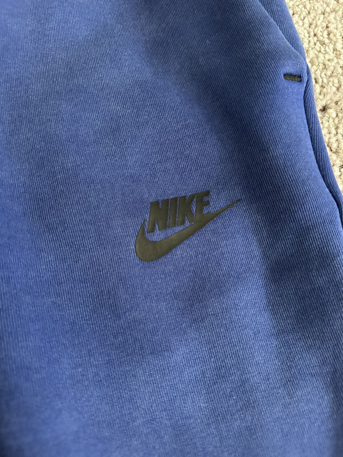 Nike Mens Nike Sportswear Tech Fleece Shorts Blue Sz L Size US 34 / EU 50 - 3 Thumbnail