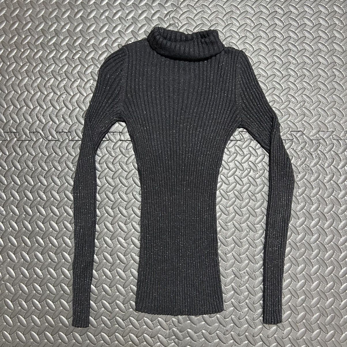 Express Express Turtleneck Sweater Metallic Shimmer Sparkle Small Size S / US 4 / IT 40 - 1 Thumbnail