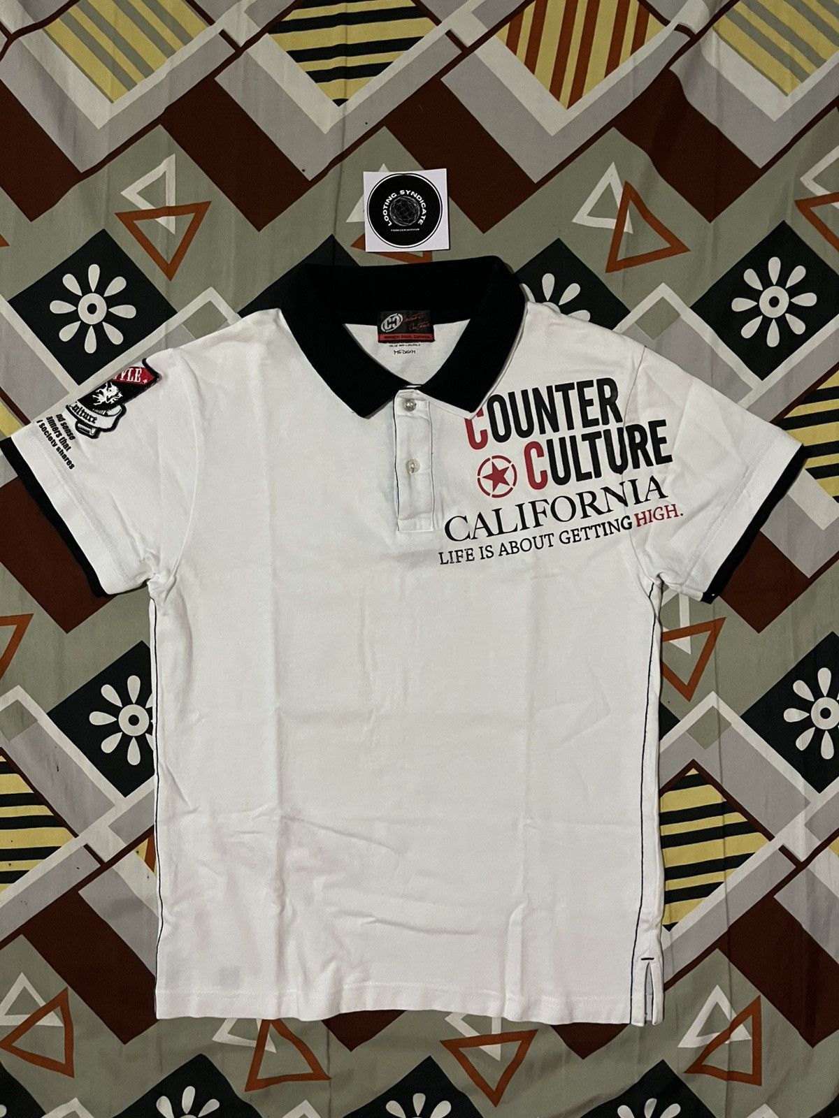 🔥 Rare Item Counter Culture Skateboarding Poem Polo Shirt