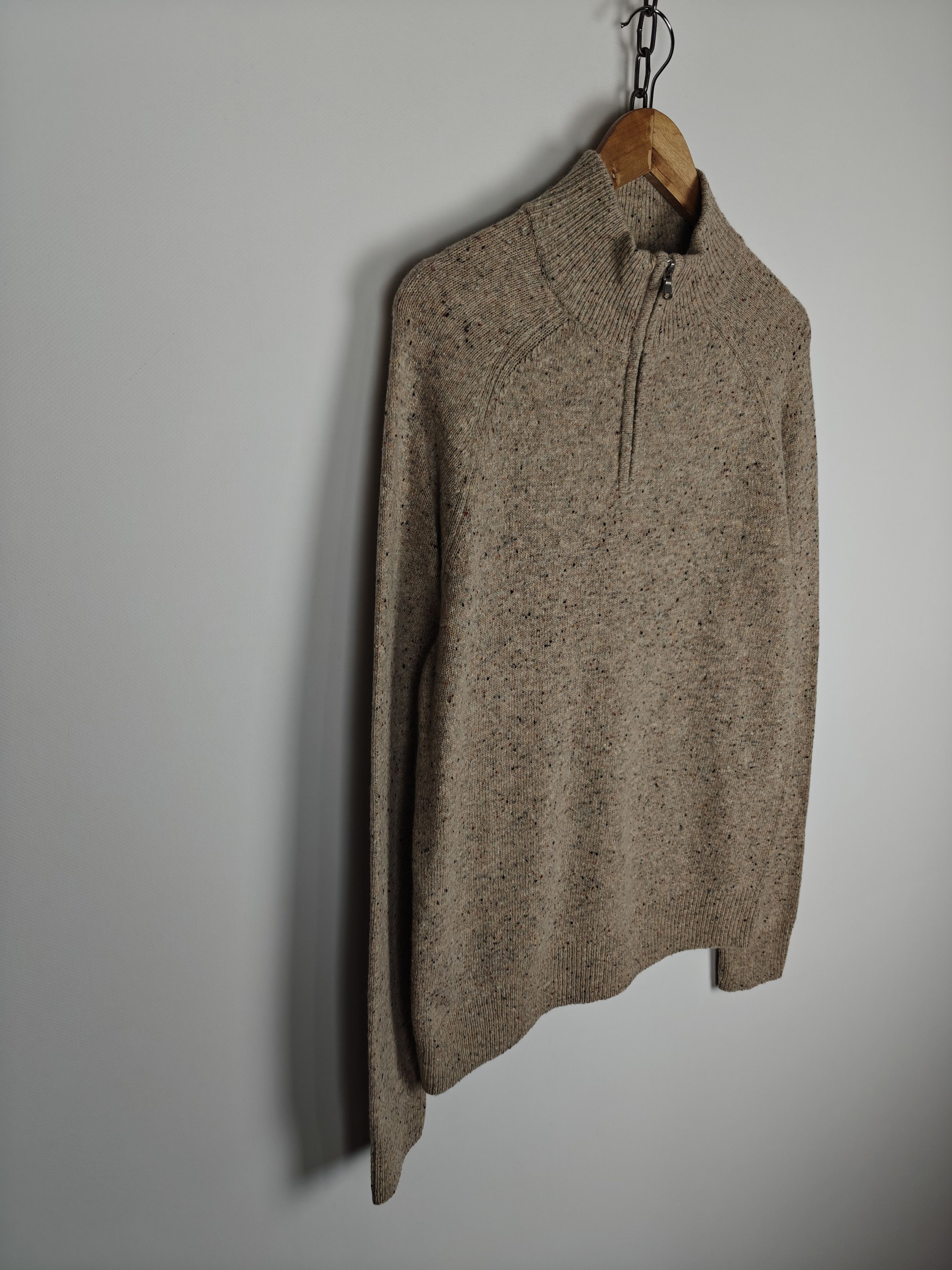 Other John Lewis Woll Sweater Pullover 1/4 Zip Beige size L Size US L / EU 52-54 / 3 - 4 Thumbnail
