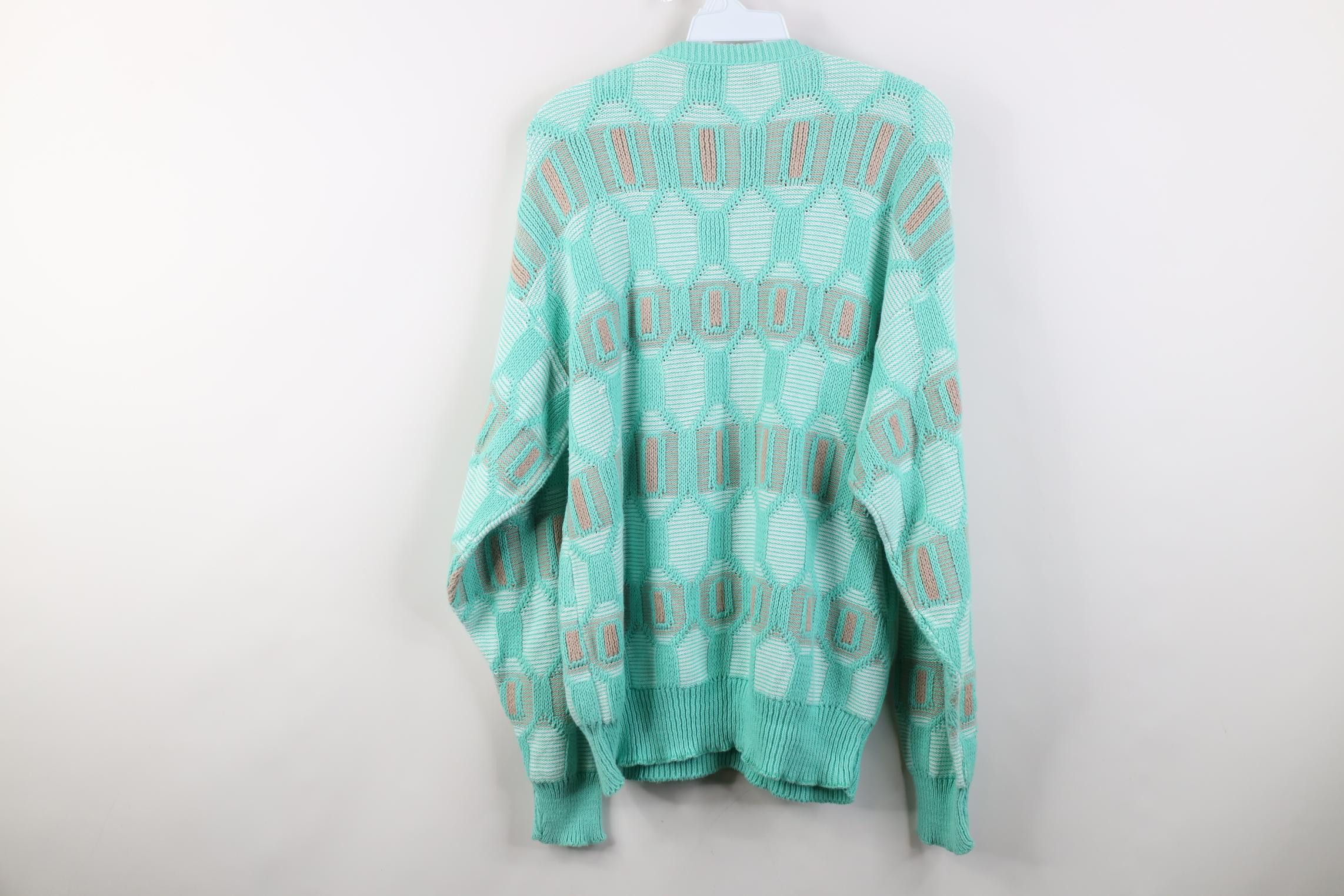 Vintage Vintage 90s Streetwear Ribbed Knit Crewneck Sweater USA Size US M / EU 48-50 / 2 - 11 Thumbnail