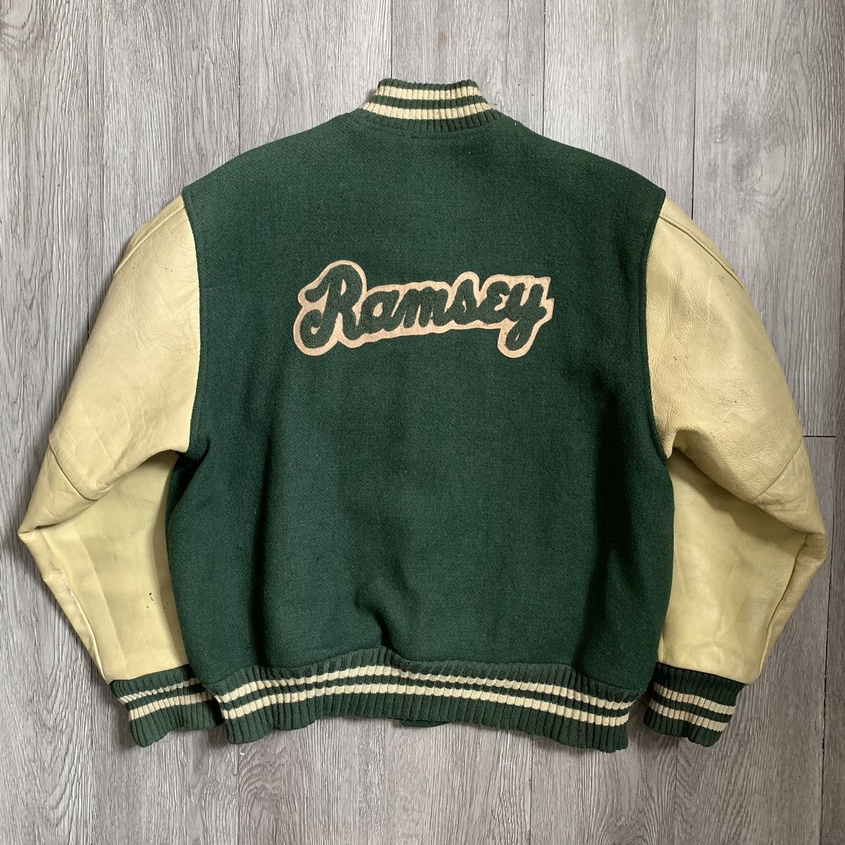 Vintage Vintage 90's HOUSTON Varsity Letterman Jacket Size US M / EU 48-50 / 2 - 4 Thumbnail