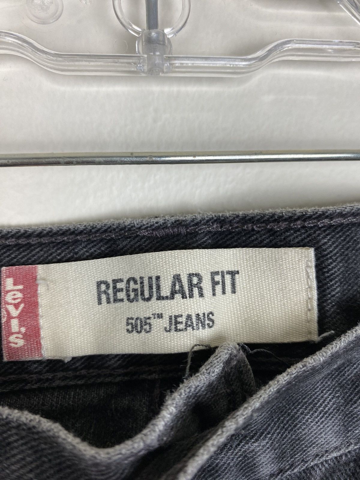Levi's × Vintage Vintage Black Levi’s 505 Black Wash Denim Jeans y2k pants Size US 36 / EU 52 - 4 Thumbnail