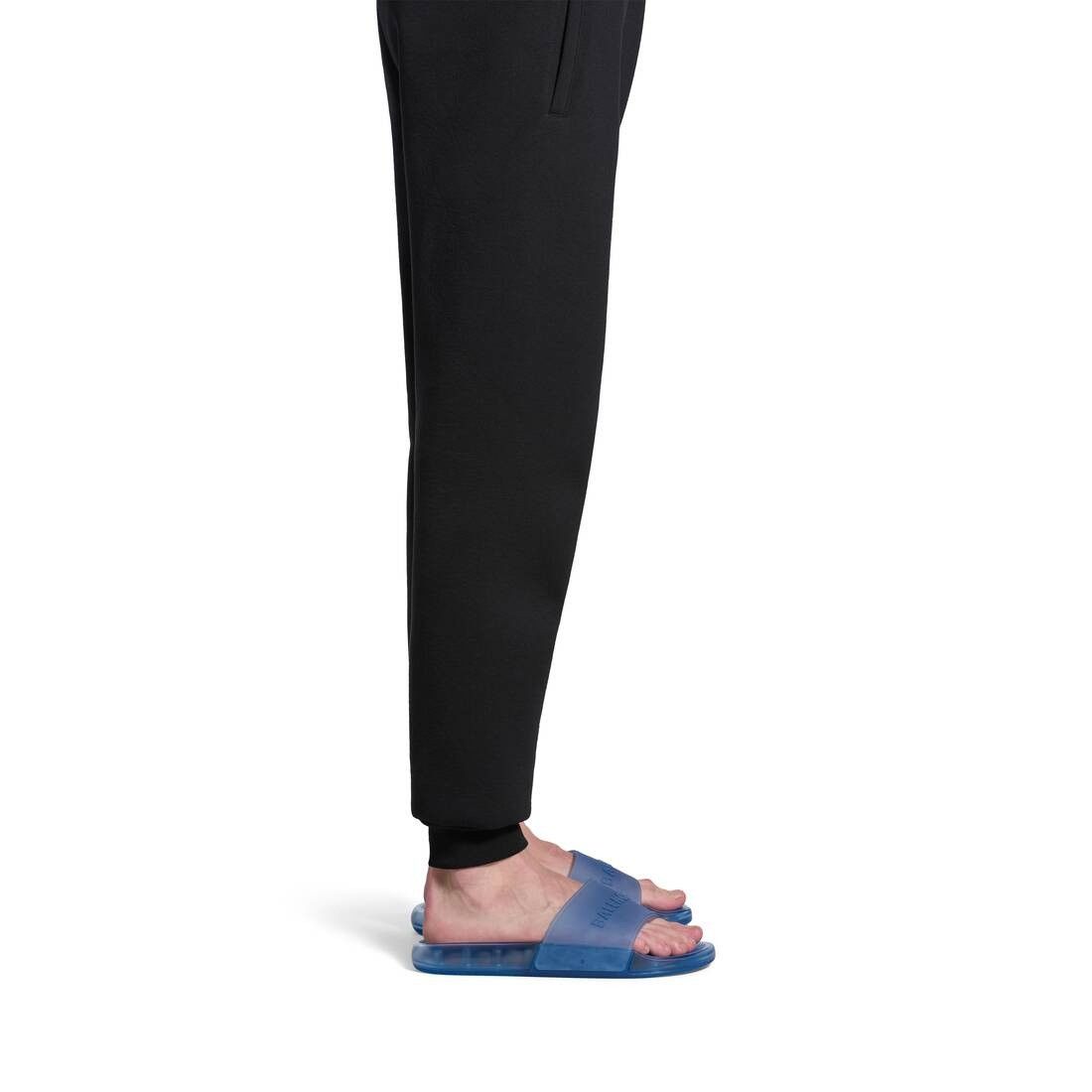 Balenciaga o1s1wg111125 Pool Transparent Slide Sandals in Blue Size US 12 / EU 45 - 5 Thumbnail
