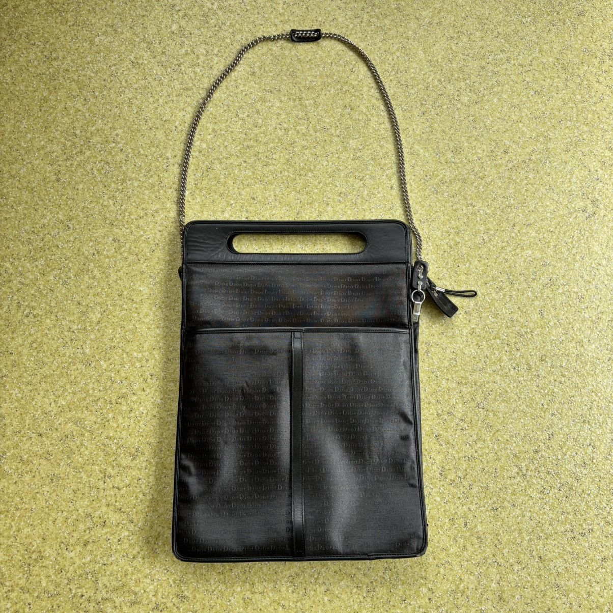 Dior × Hedi Slimane Rare SS04 Dior Homme 'Strip' Black Leather Arm