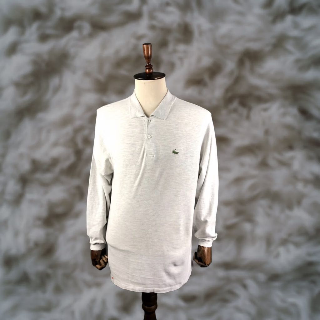 Lacoste Chemise Lacoste Polo Shirt Men Long Sleeve Gray Cotton Shirt Polo Regular Fit Mens Size US M / EU 48-50 / 2 - 1 Thumbnail