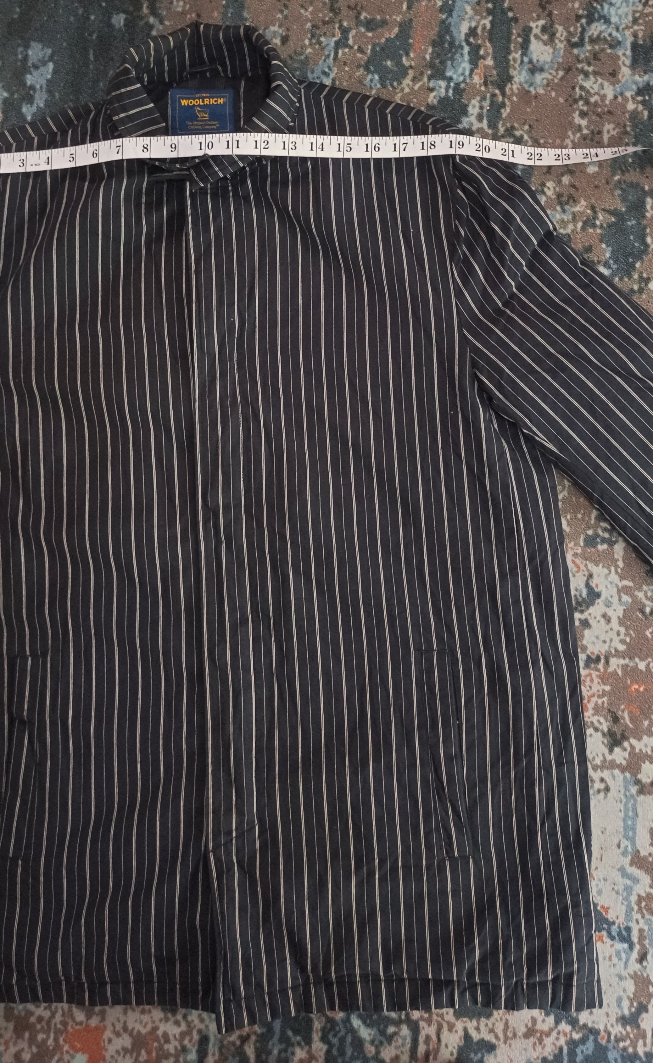 Woolrich Woolen Mills Woolrich Striped Padded Men Jacket Size US L / EU 52-54 / 3 - 12 Thumbnail