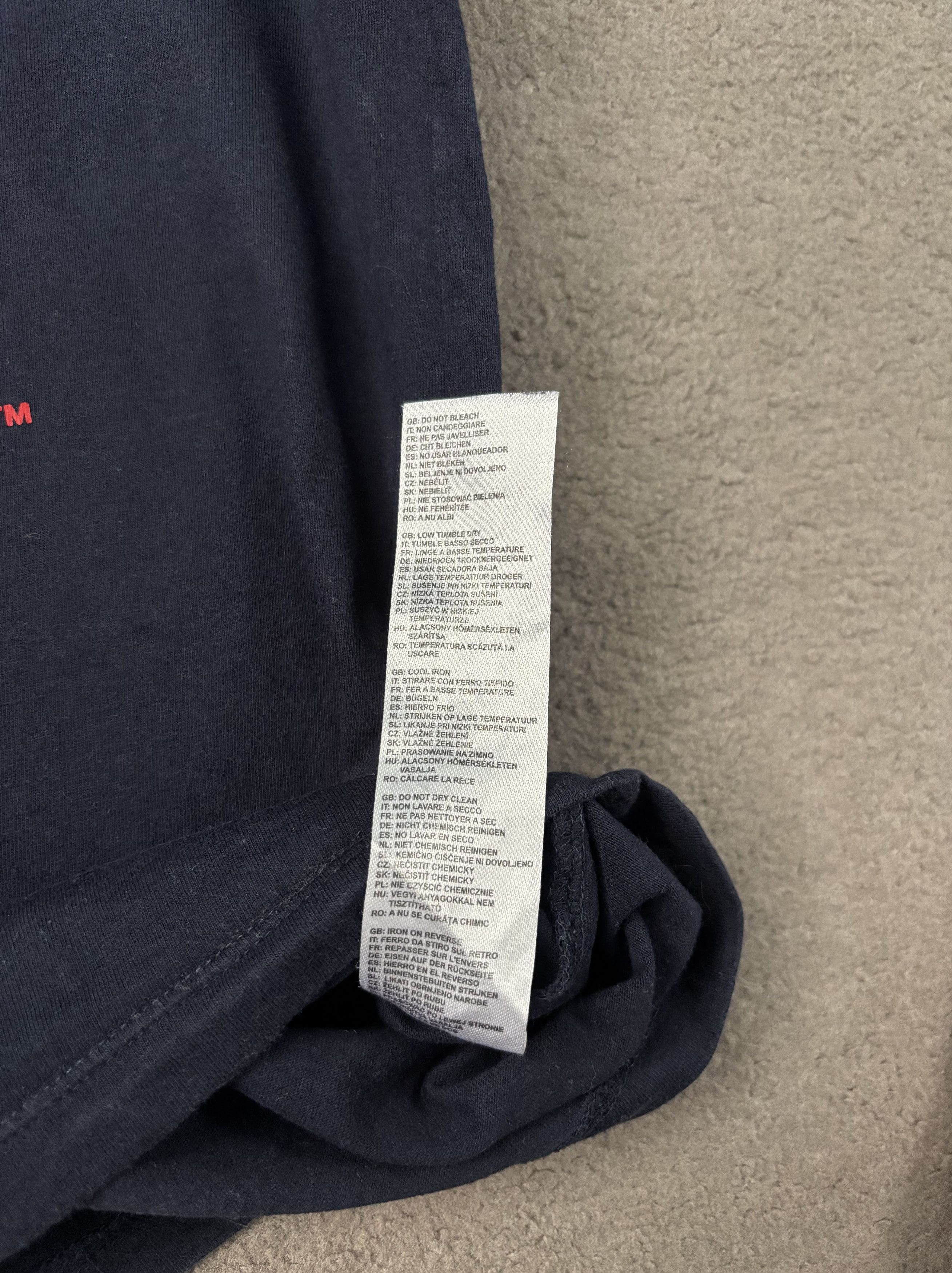 Russell Athletic Russell Athletic T-shirt Navy Blue Basic Print Cotton Size US S / EU 44-46 / 1 - 6 Thumbnail