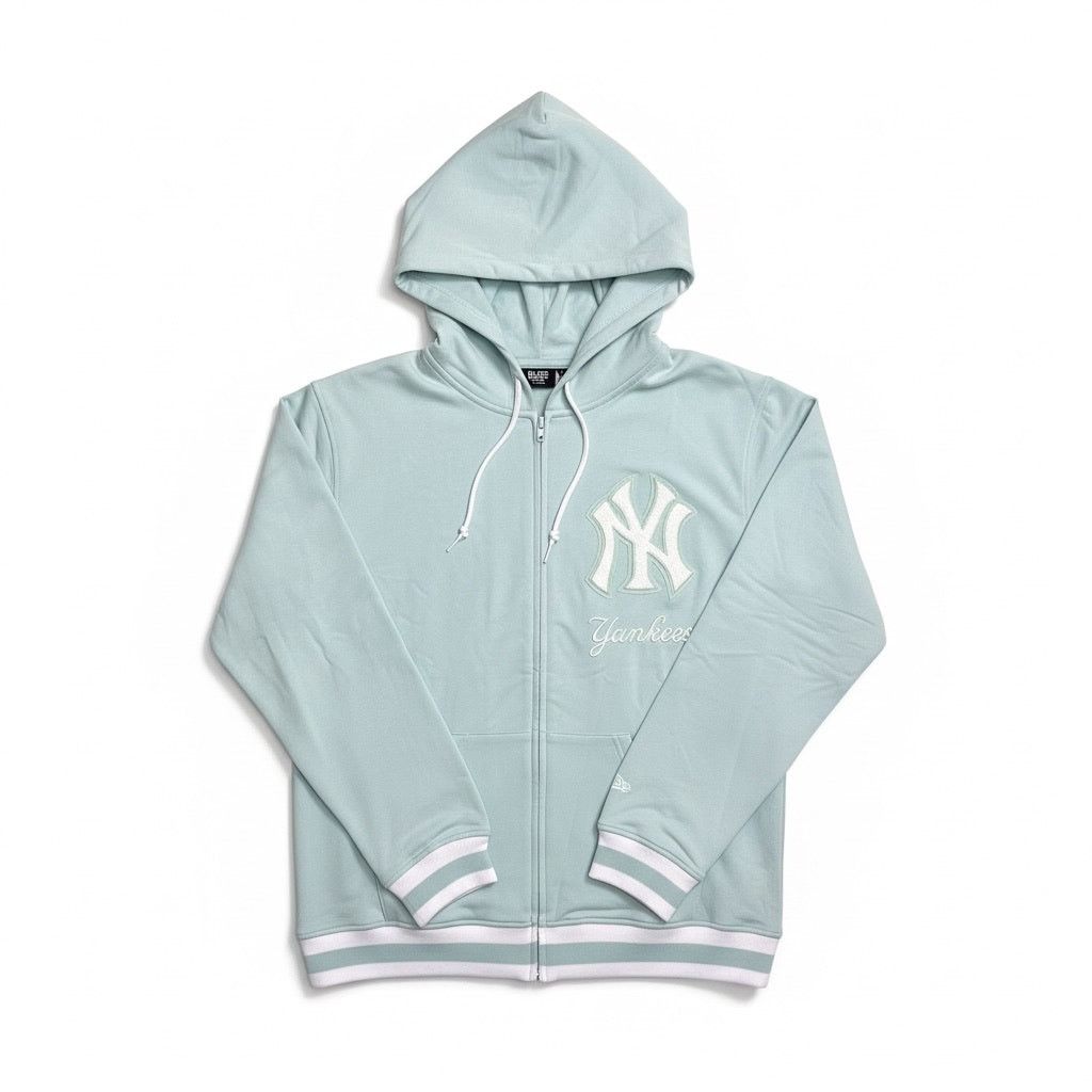 New Era New Era NY Yankees Logo Select Mint Full Zip Hoodie -Size XL Size US XL / EU 56 / 4 - 1 Thumbnail