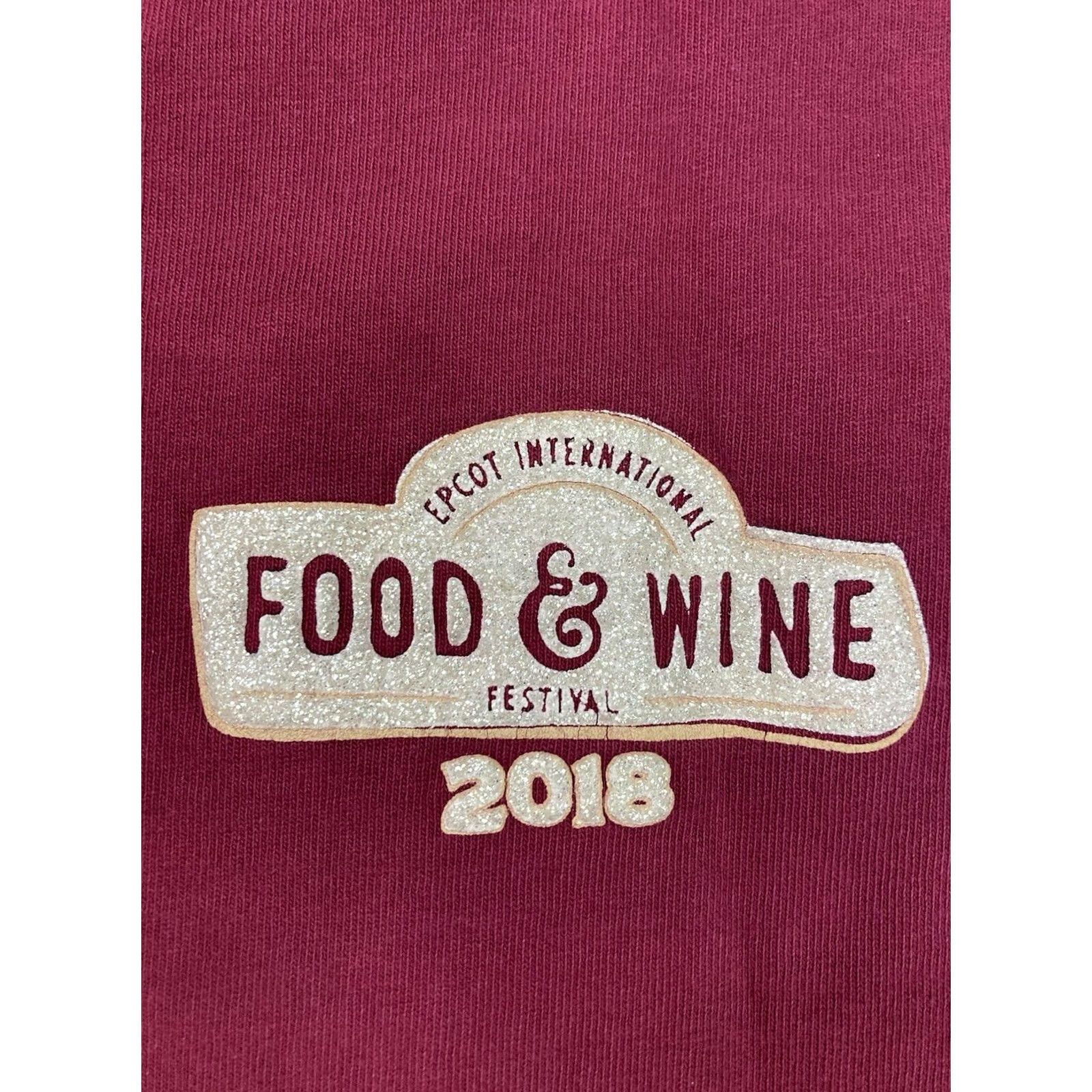 Disney Disney Spirit Jersey Epcot International Food & Wine 2018 T-shirt Women XS Red Size XS / US 0-2 / IT 36-38 - 4 Thumbnail