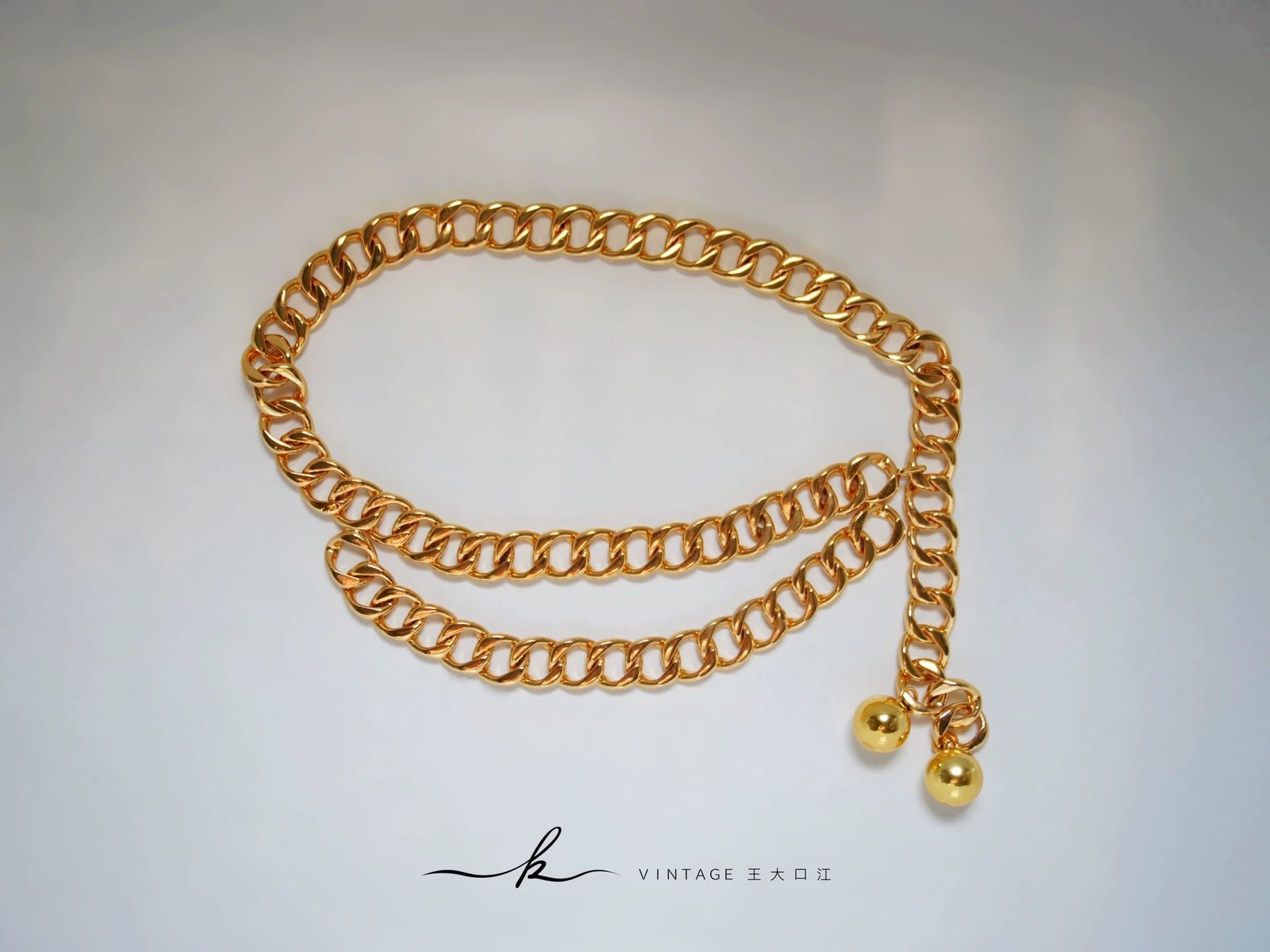 Chanel Chanel 1985 Vintage Runway Gold Ball Belt Size ONE SIZE - 2 Thumbnail