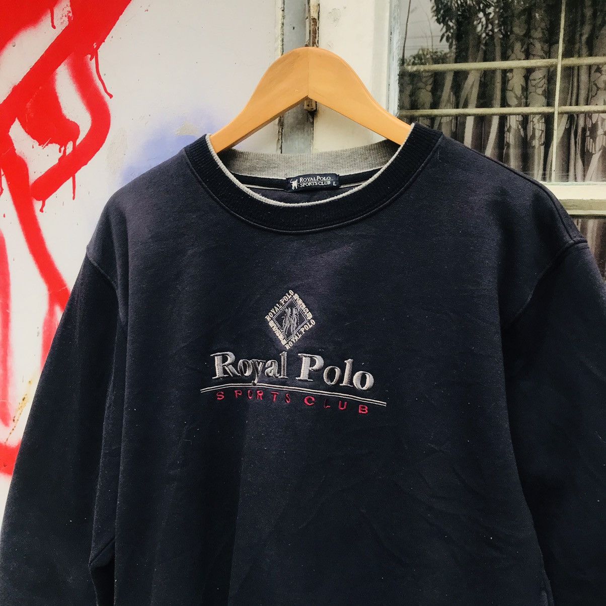 Vintage Royal Polo Crewneck Sweatshirt