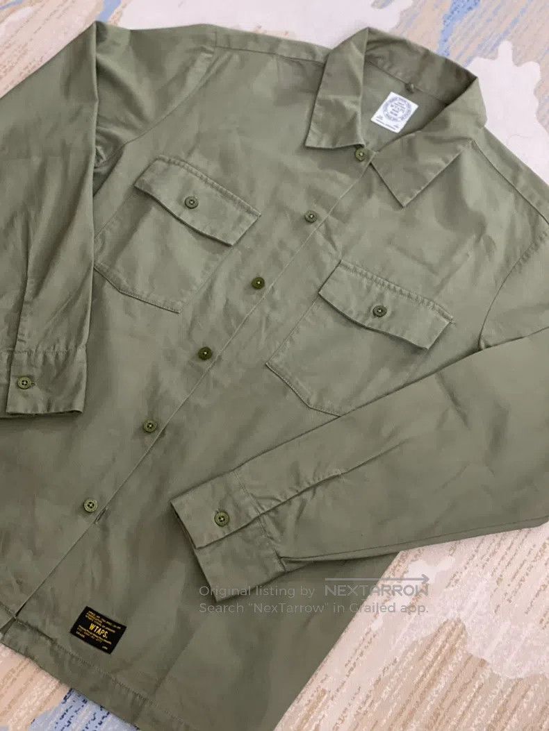 Wtaps Wtaps Green Shirt Size US L / EU 52-54 / 3 - 3 Thumbnail
