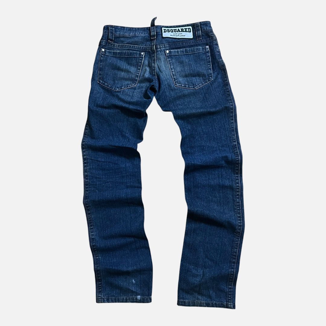 Dsquared2 Dsquared2 SS04 "Chip Chip" Patch Denim Jeans Size US 32 / EU 48 - 1 Thumbnail