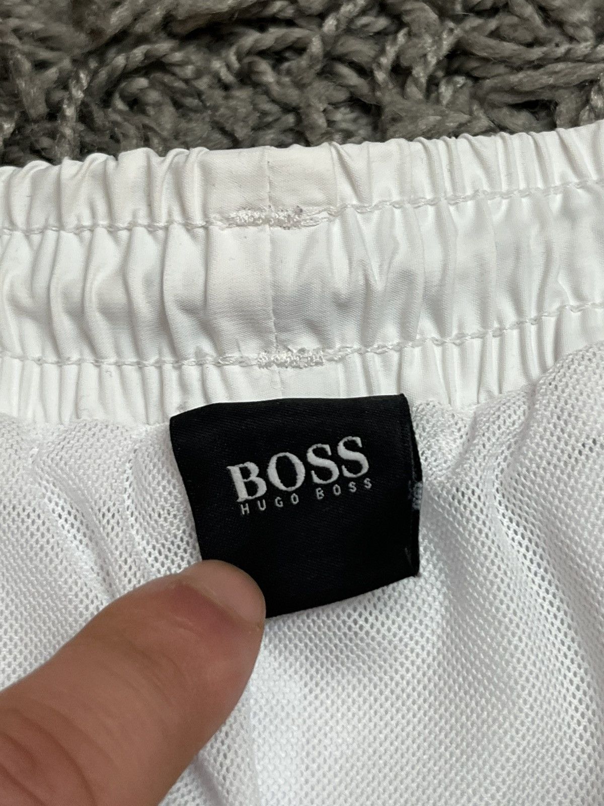 Hugo Boss Hugo Boss Seabream Logo Swim Shorts White Size US 32 / EU 48 - 6 Thumbnail
