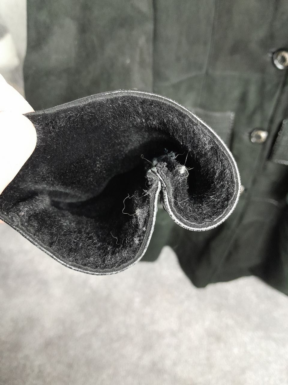 Other Luxury Black Shearling Coat with Genuine Fox Fur Collar Size M / US 6-8 / IT 42-44 - 8 Thumbnail