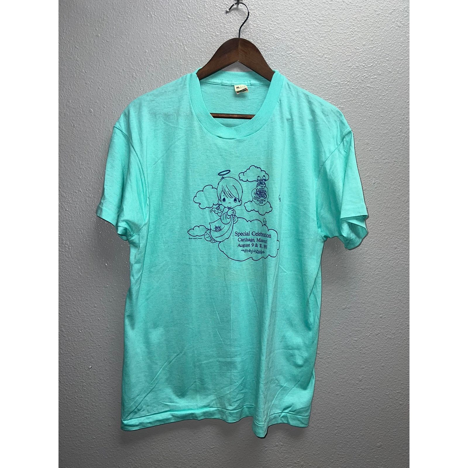 Vintage Vintage Precious Moments Shirt The Enesco Club 1991 Tee VTG Size US L / EU 52-54 / 3 - 1 Thumbnail