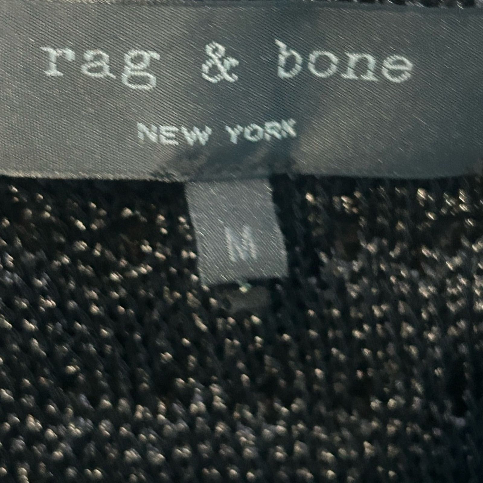 Rag & Bone Rag & Bone Alpaca Viscose Black Knit Cardigan Sweater M Size M / US 6-8 / IT 42-44 - 6 Thumbnail